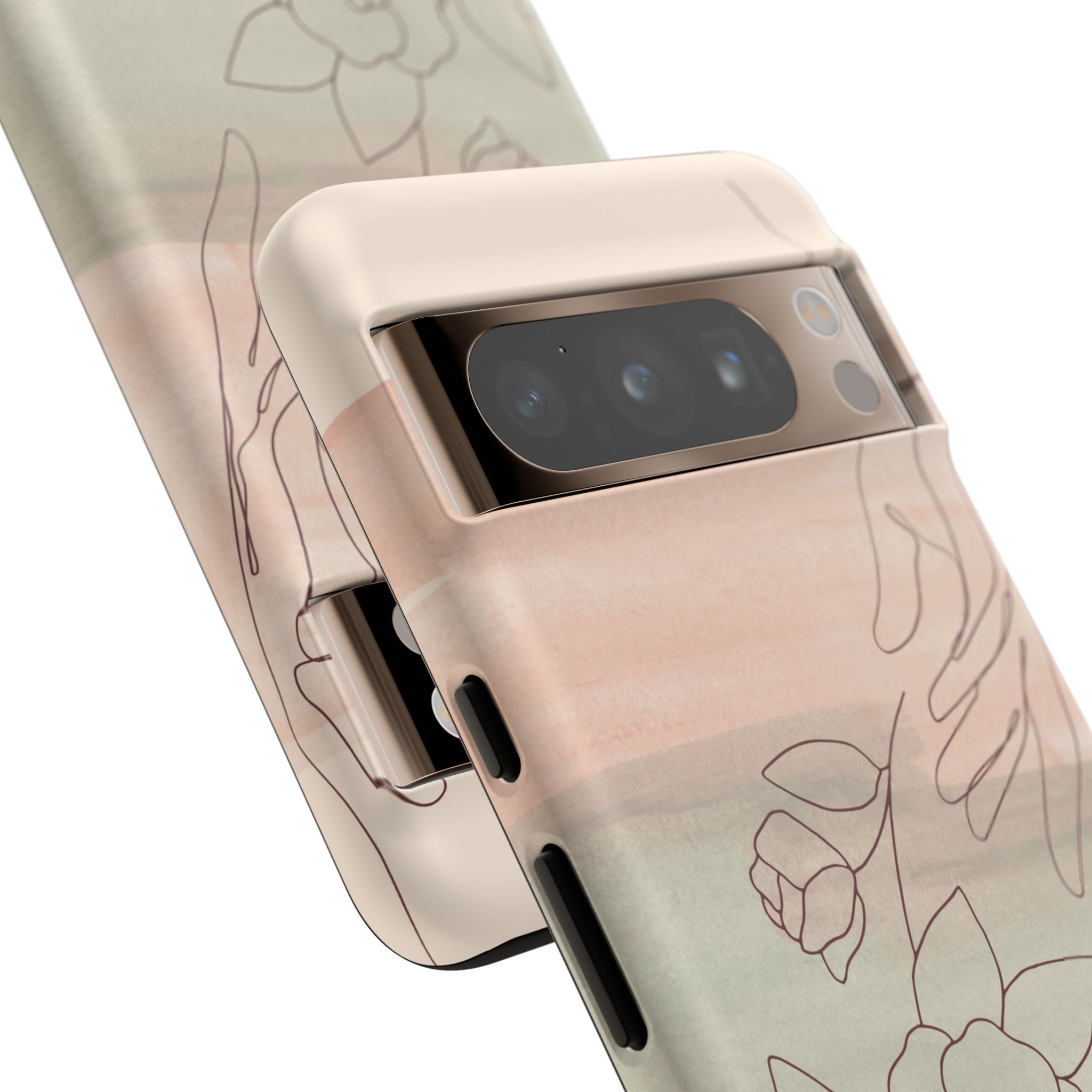 Floral Watercolor Slim Tough Phone Case