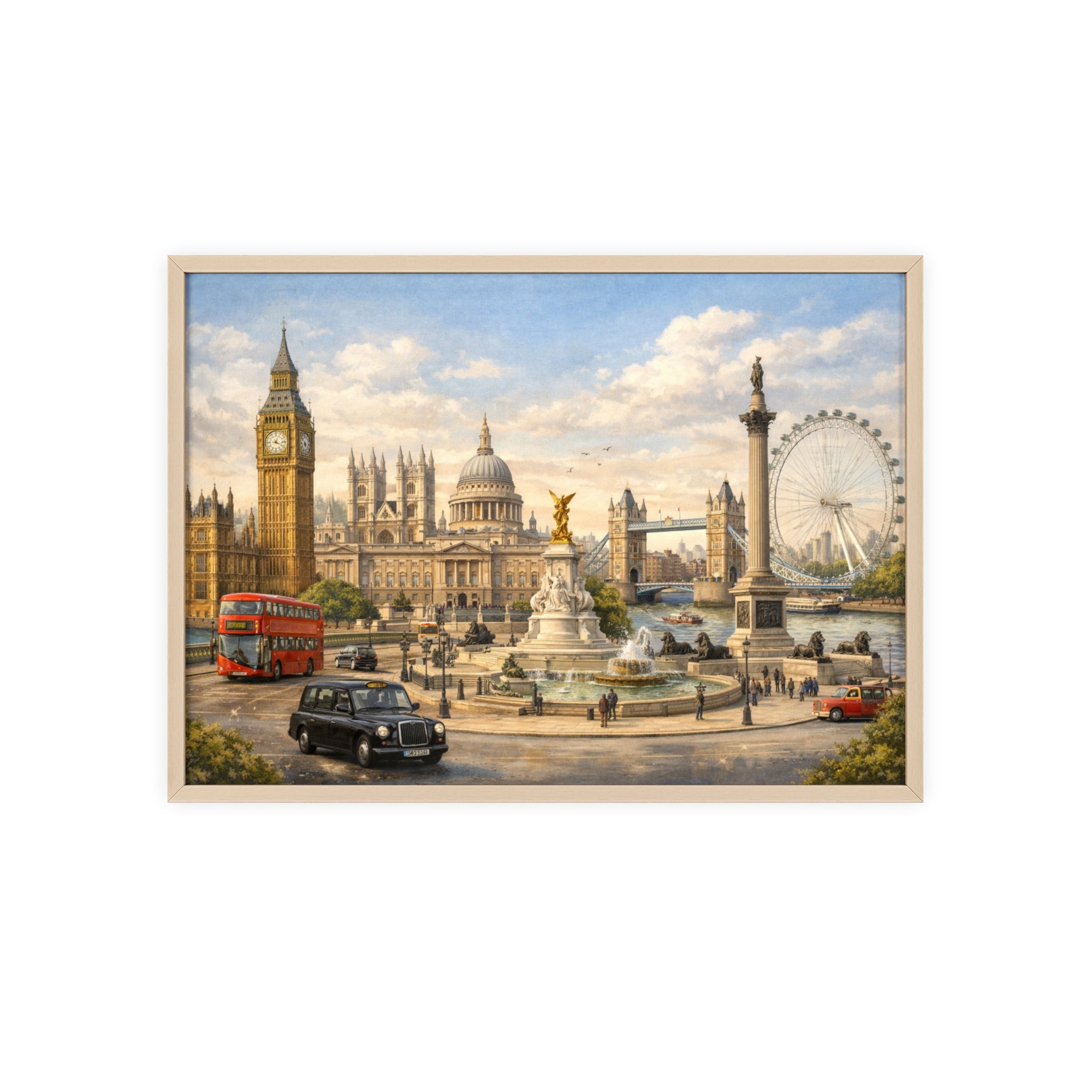 London Landmarks Framed Poster Framed Art