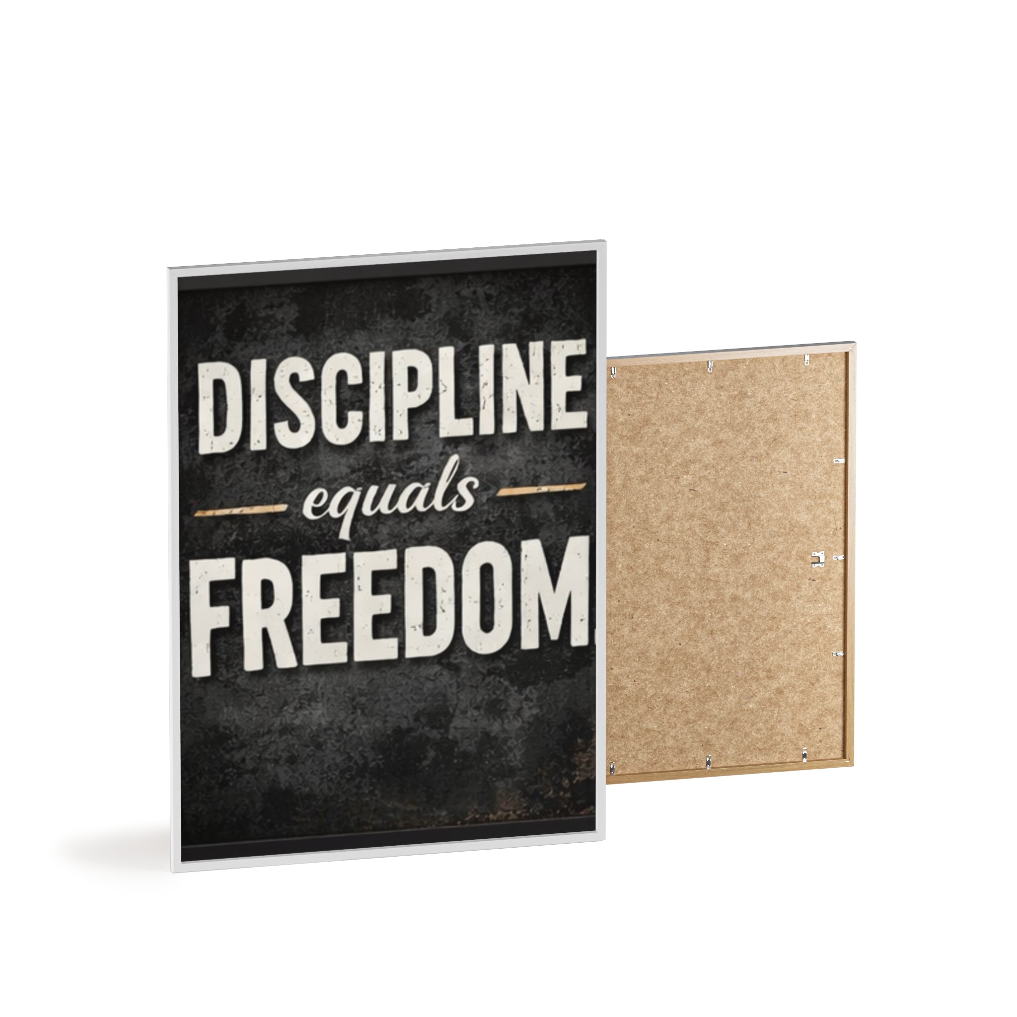 Discipline Equals Freedom Framed Poster