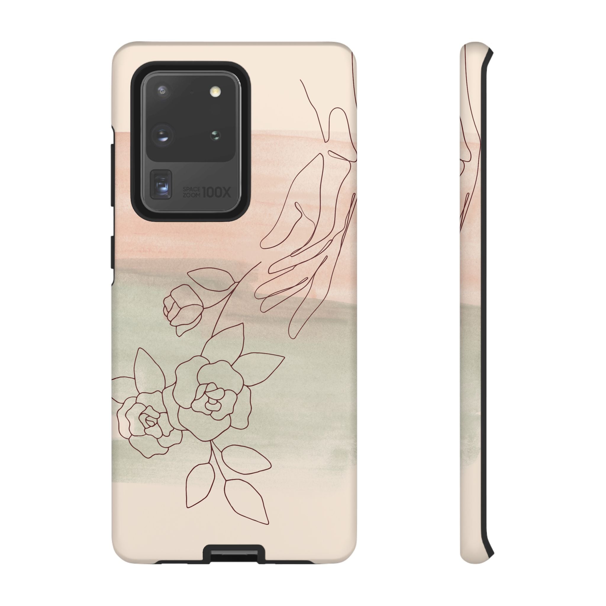 Floral Watercolor Slim Tough Phone Case