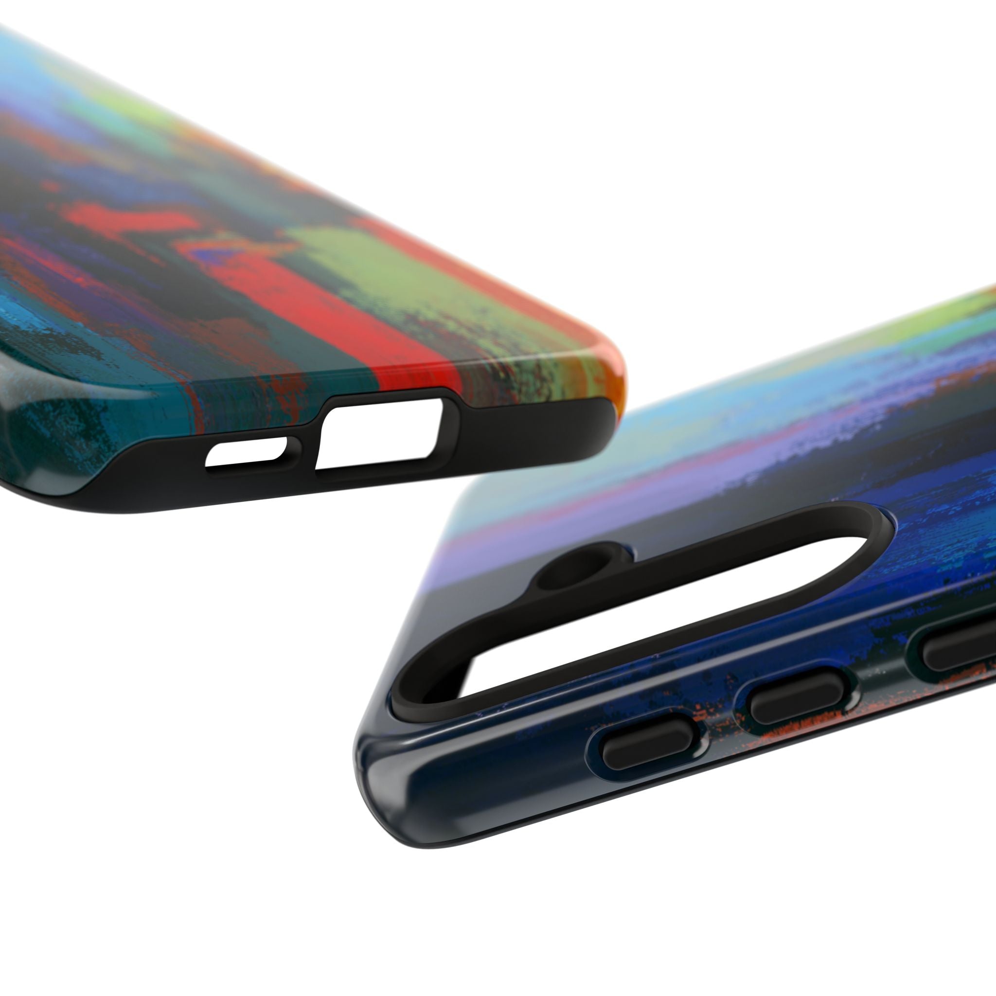 Abstract Colorblock Vibrant Protective iPhone Tough Case