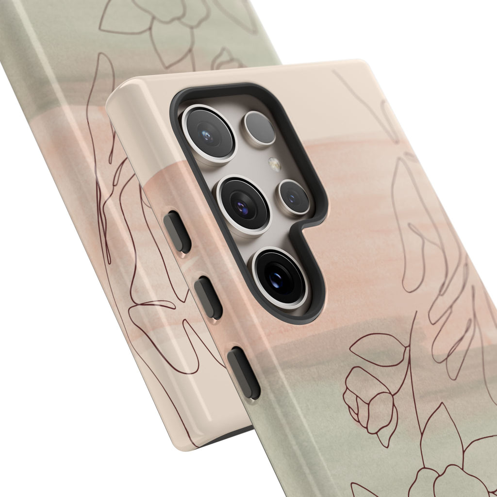 Floral Watercolor Slim Tough Phone Case