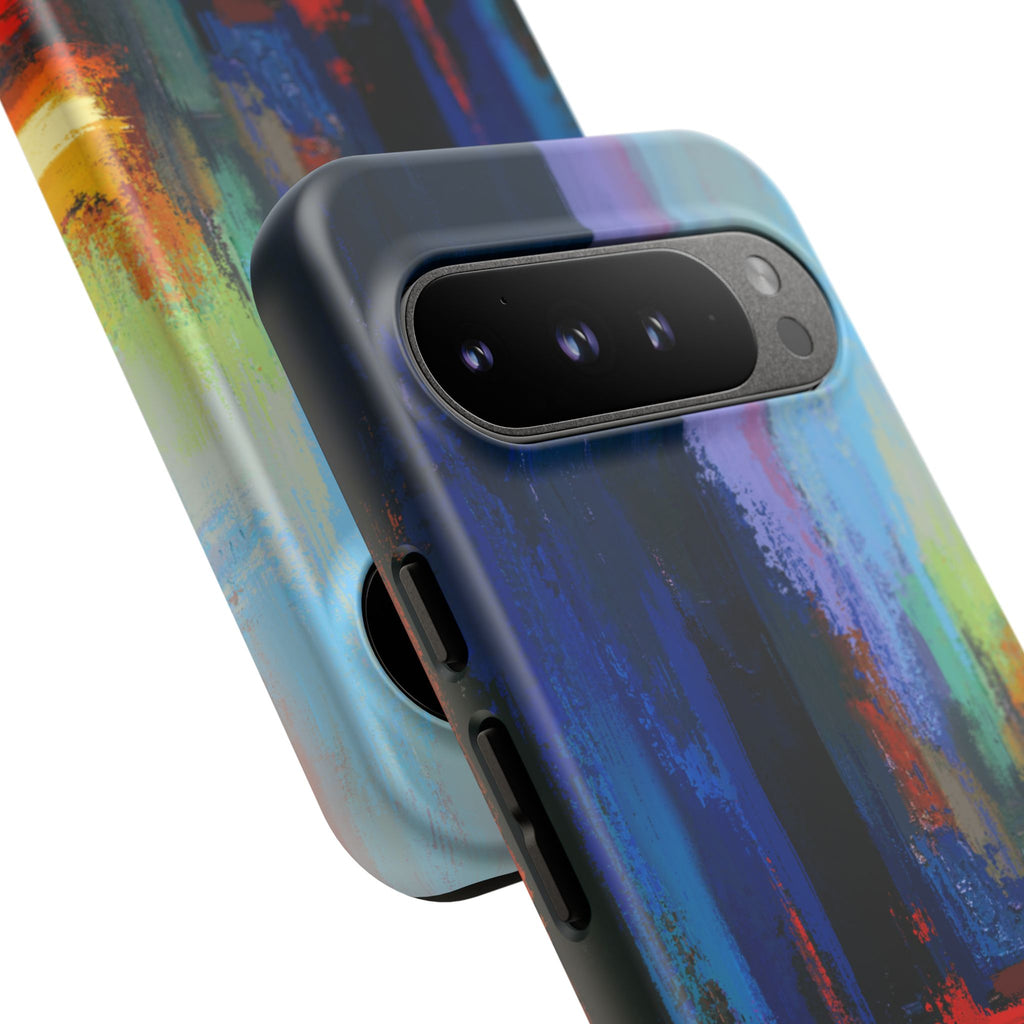 Abstract Colorblock Vibrant Protective iPhone Tough Case