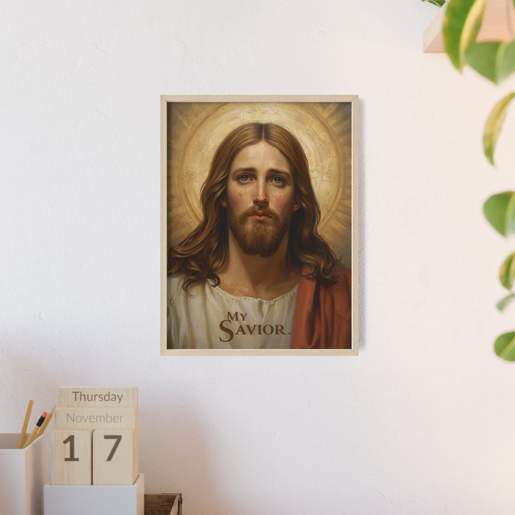 My Savior Framed Wall Poster