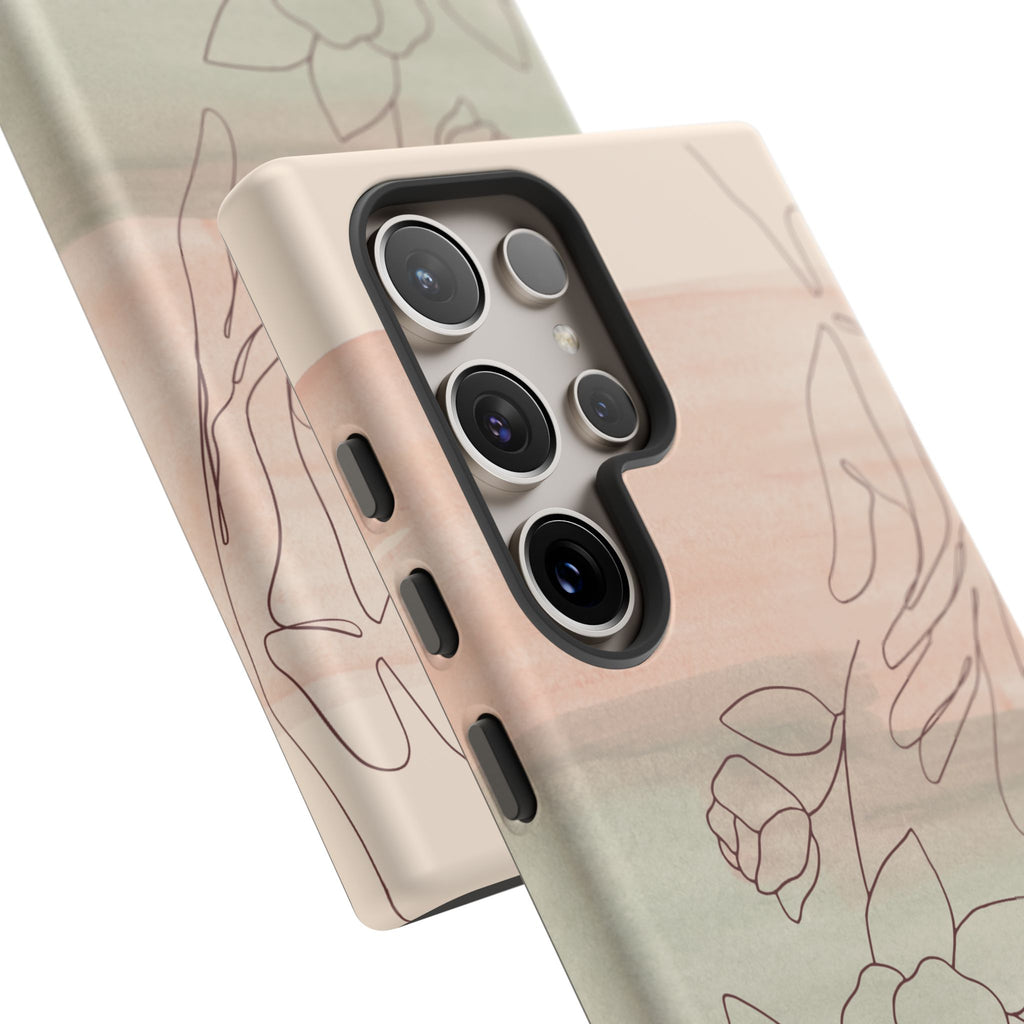 Floral Watercolor Slim Tough Phone Case