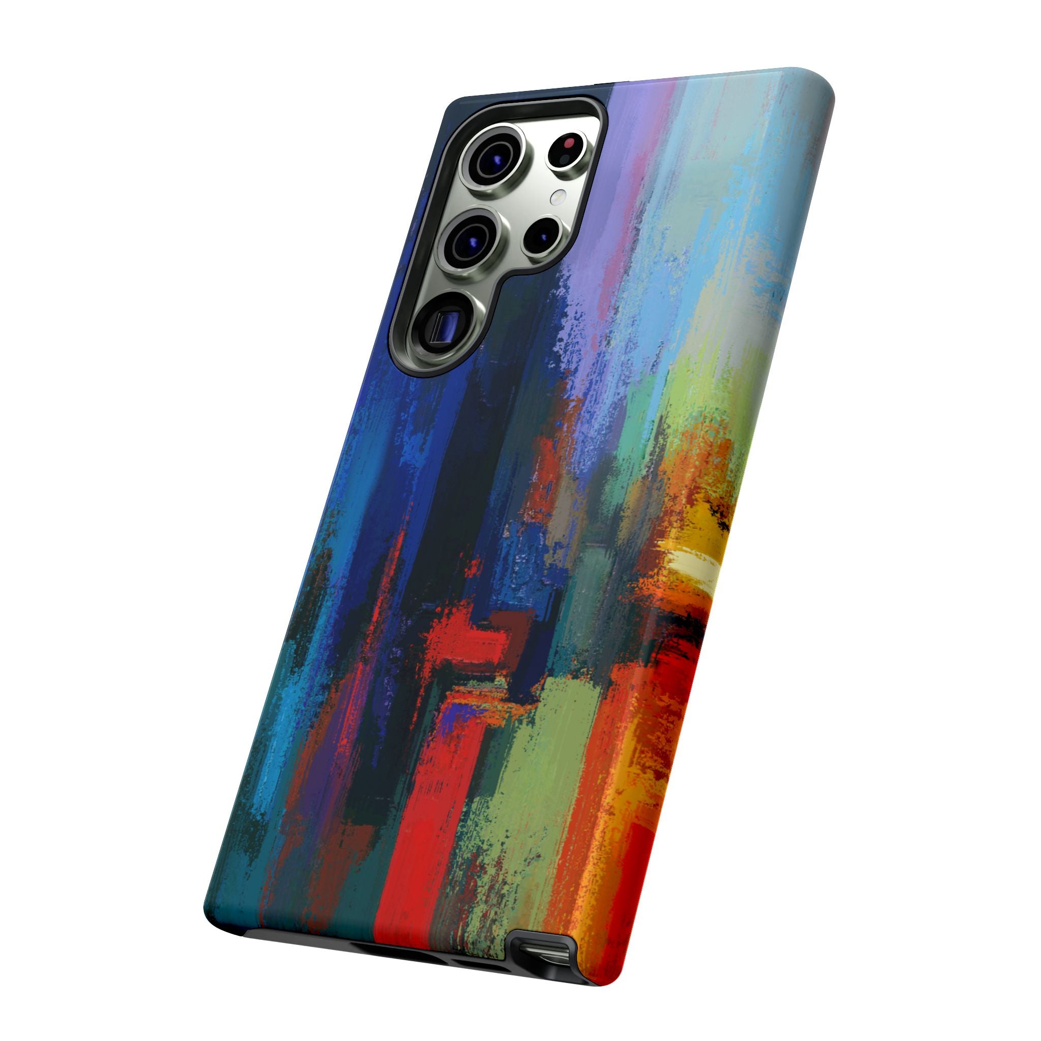Abstract Colorblock Vibrant Protective iPhone Tough Case