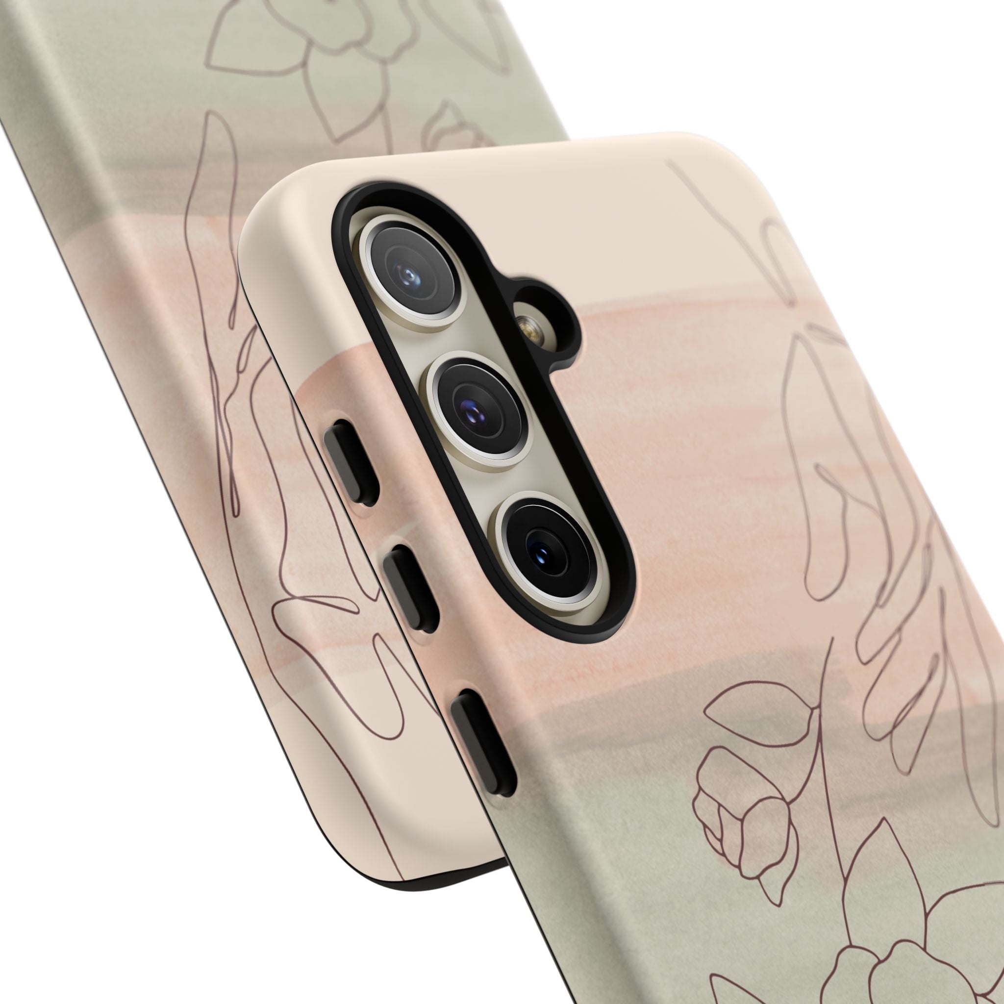 Floral Watercolor Slim Tough Phone Case