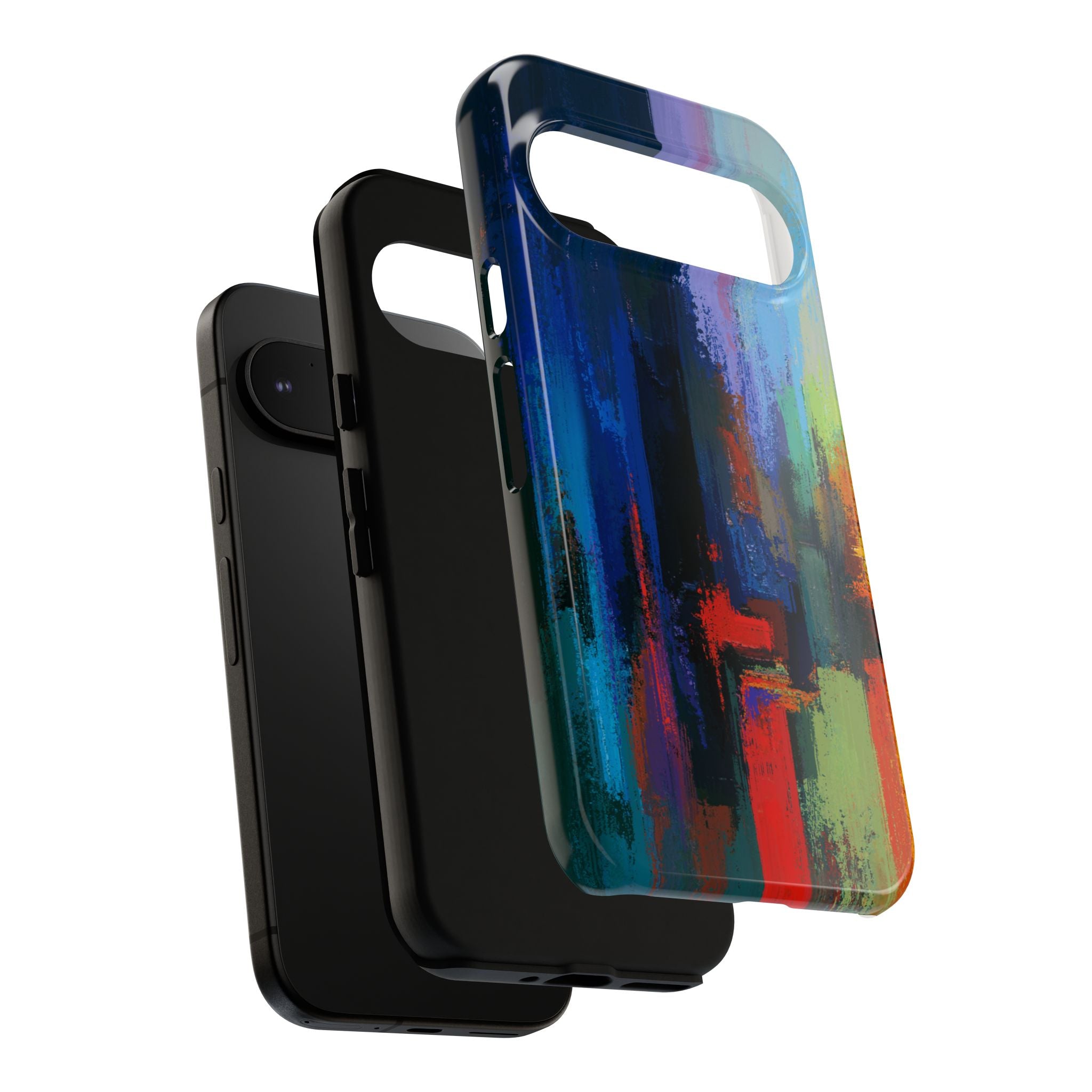 Abstract Colorblock Vibrant Protective iPhone Tough Case