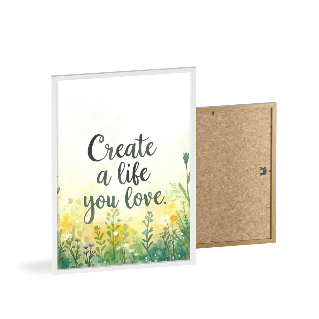 Create a Life You Love Framed Wall Art