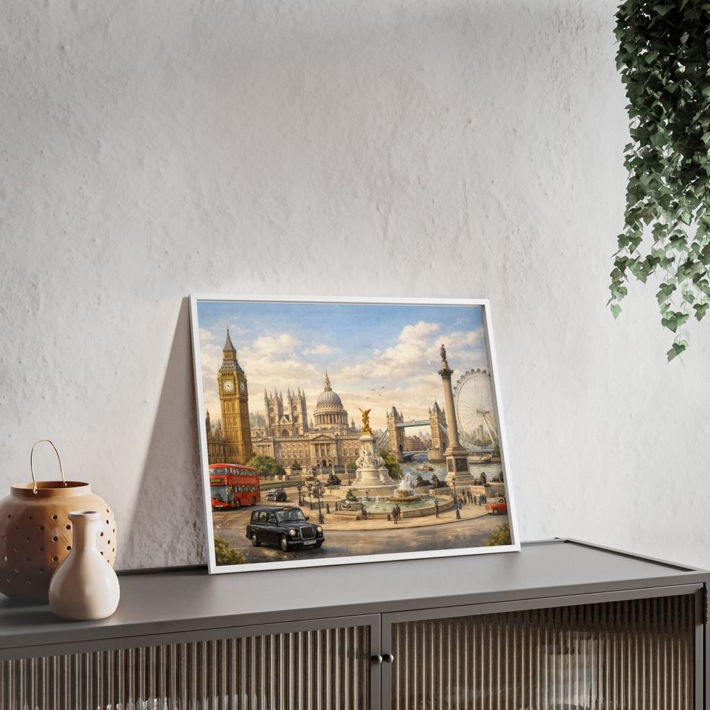 London Landmarks Framed Poster Framed Art