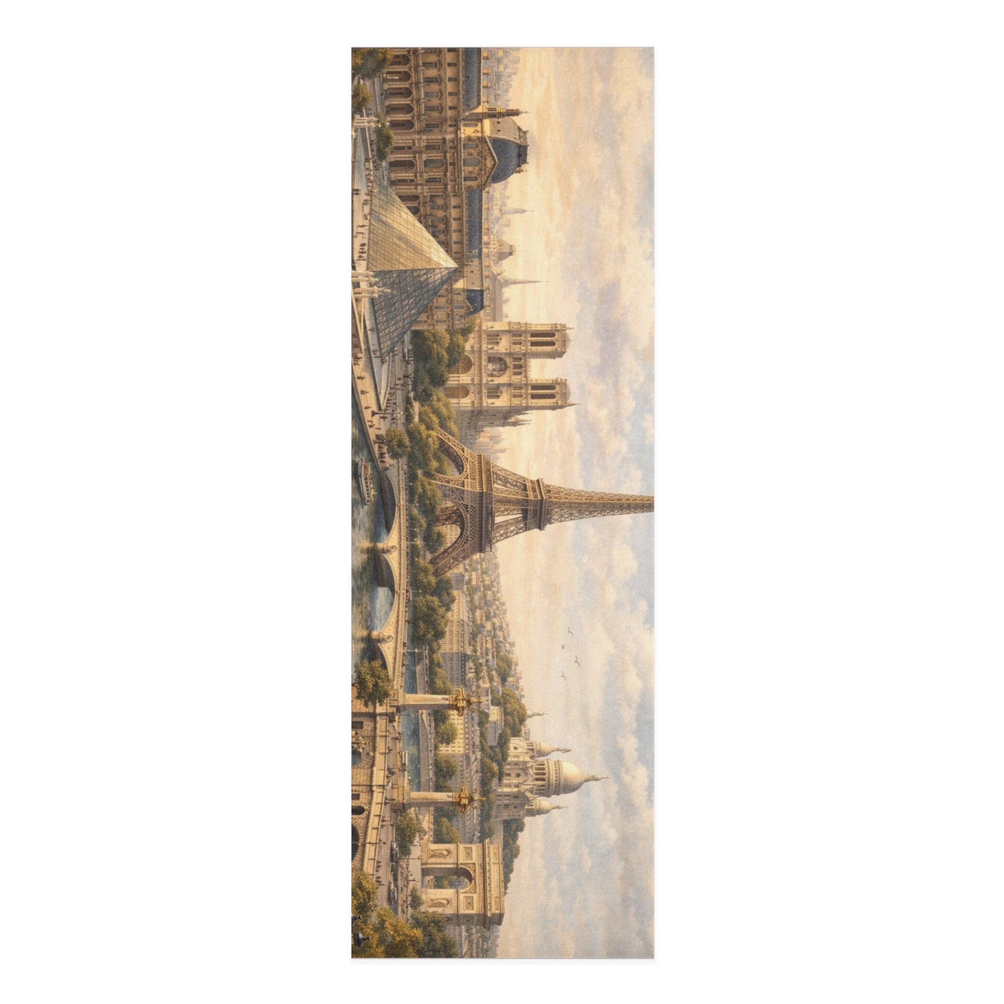 Paris Landmark Scenic Foam Yoga Mat
