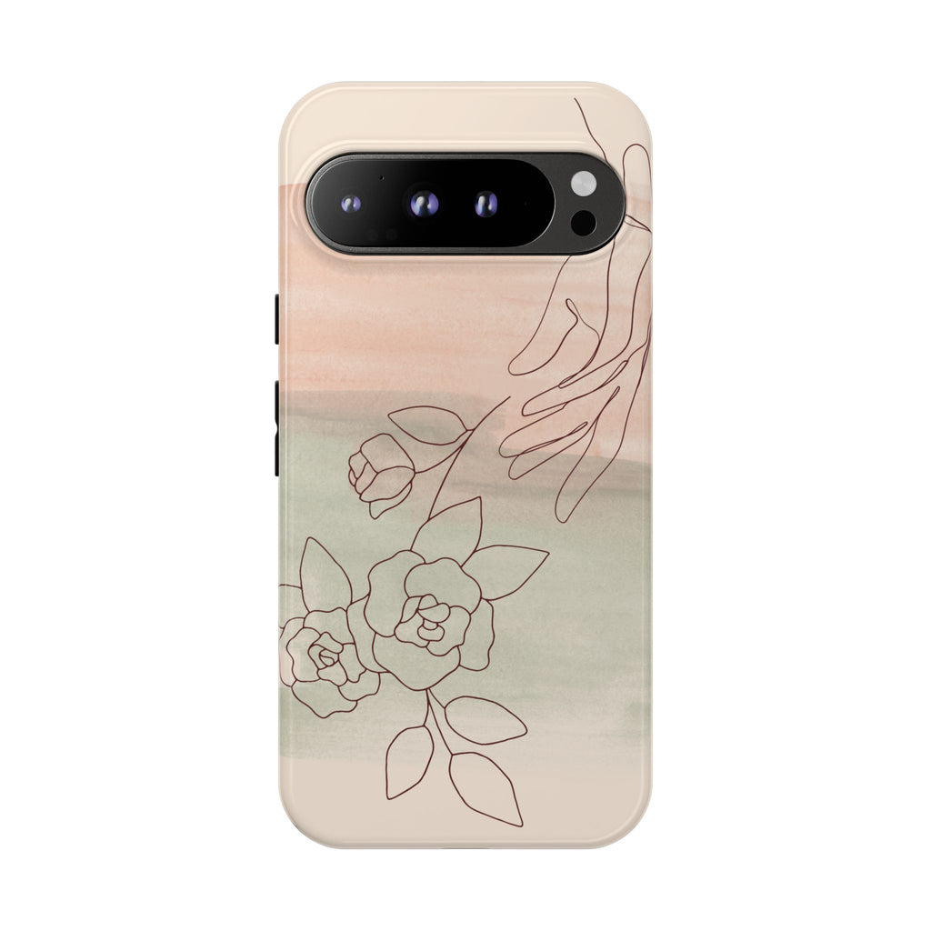 Floral Watercolor Slim Tough Phone Case