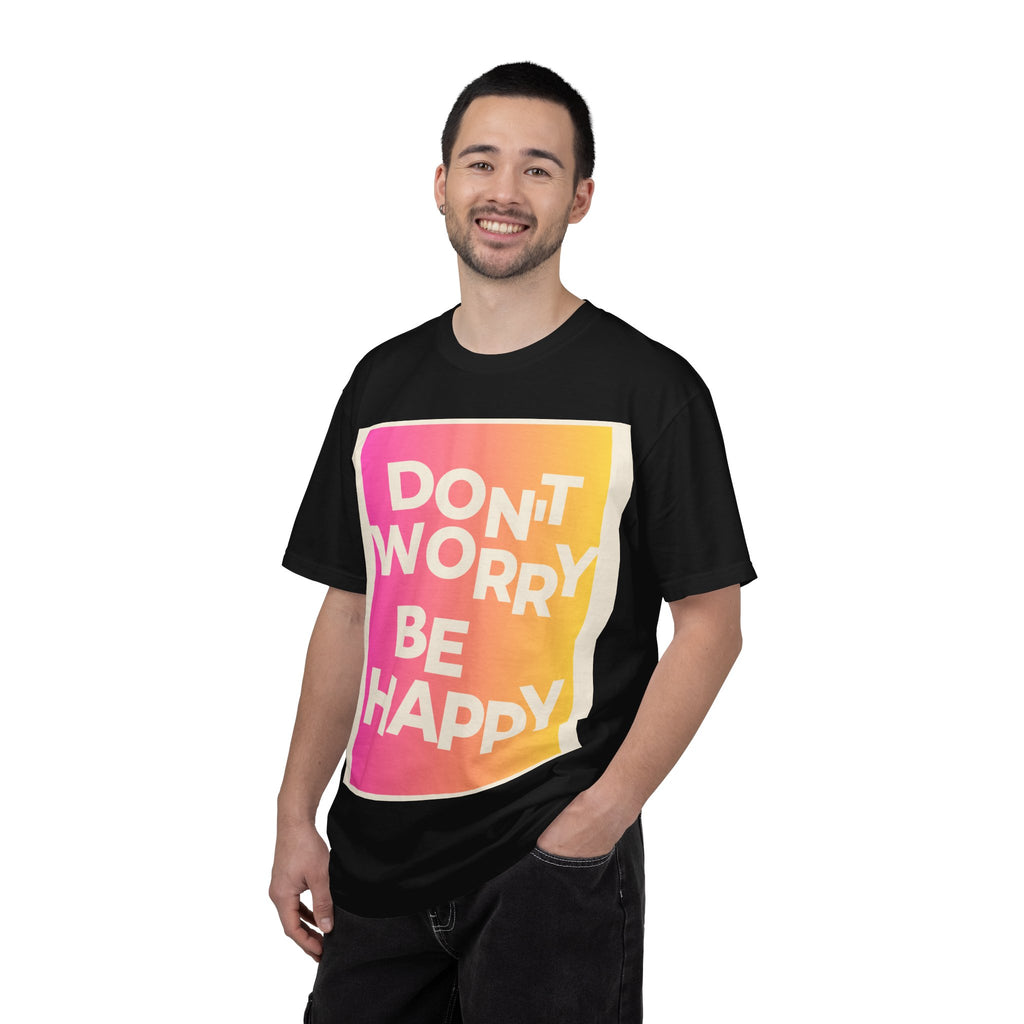 Don’t Worry Be Happy Tropical Beach Graphic Tee