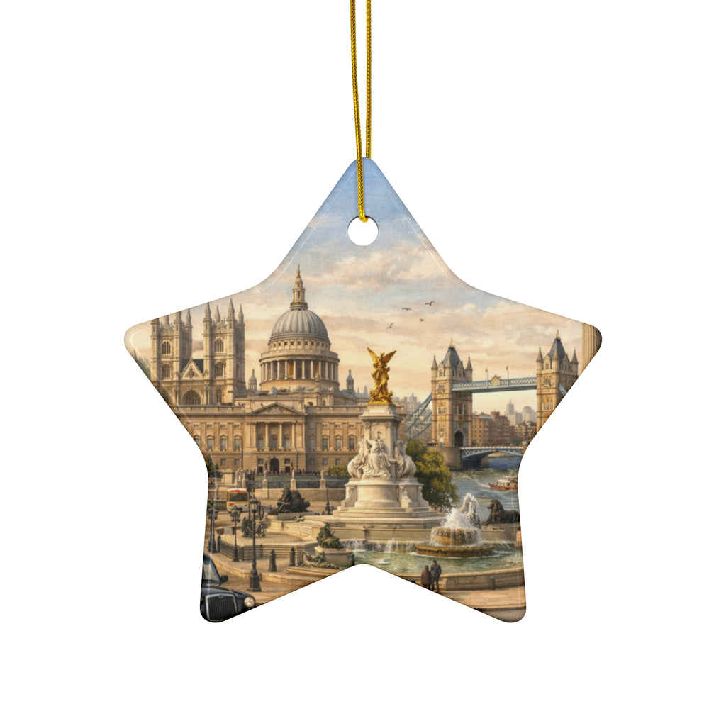 London Landscape Ceramic Ornament