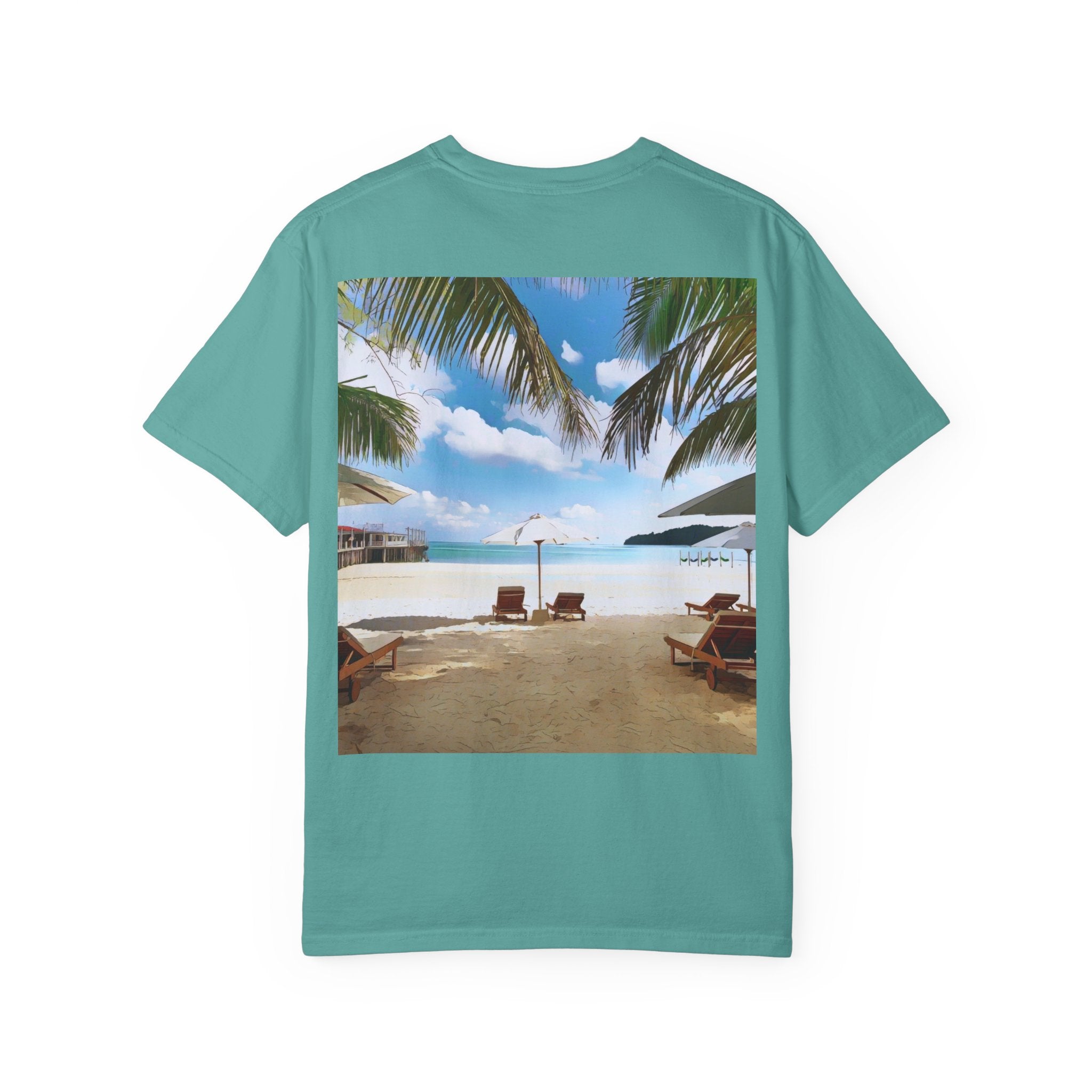 Don’t Worry Be Happy Tropical Beach T-Shirt