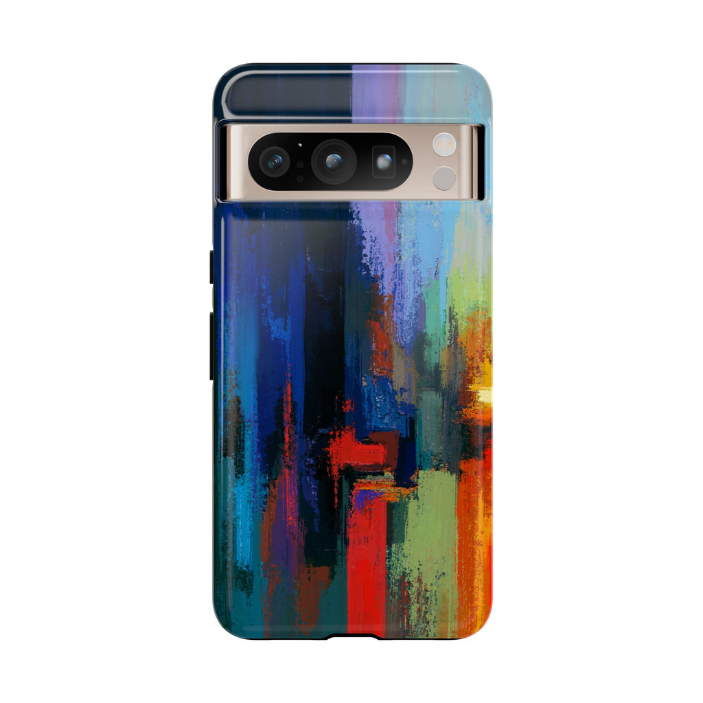 Abstract Colorblock Vibrant Protective iPhone Tough Case