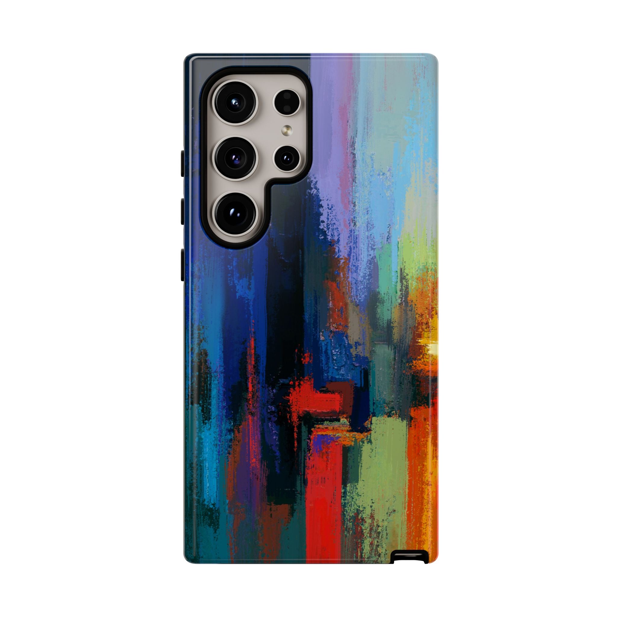 Abstract Colorblock Vibrant Protective iPhone Tough Case