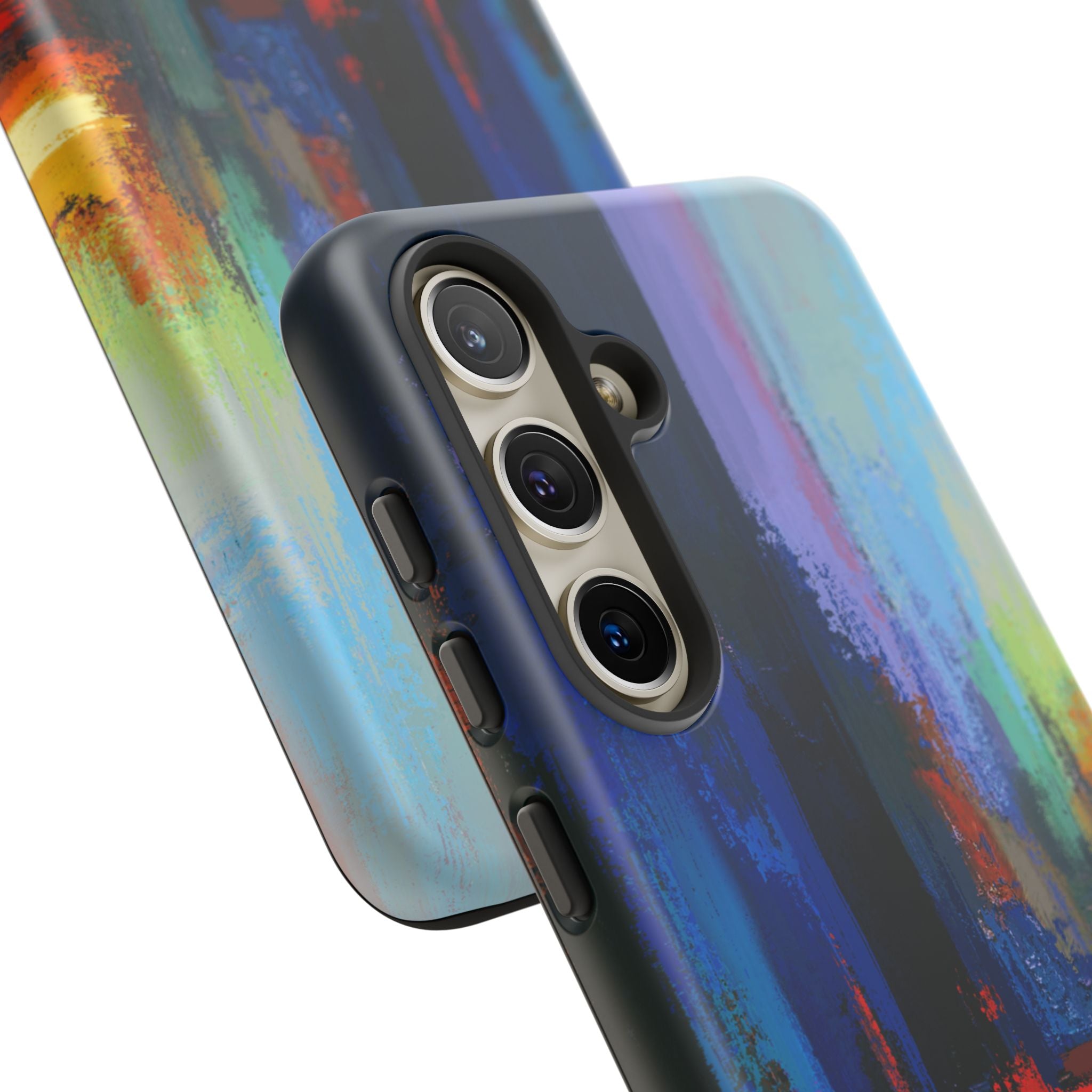 Abstract Colorblock Vibrant Protective iPhone Tough Case