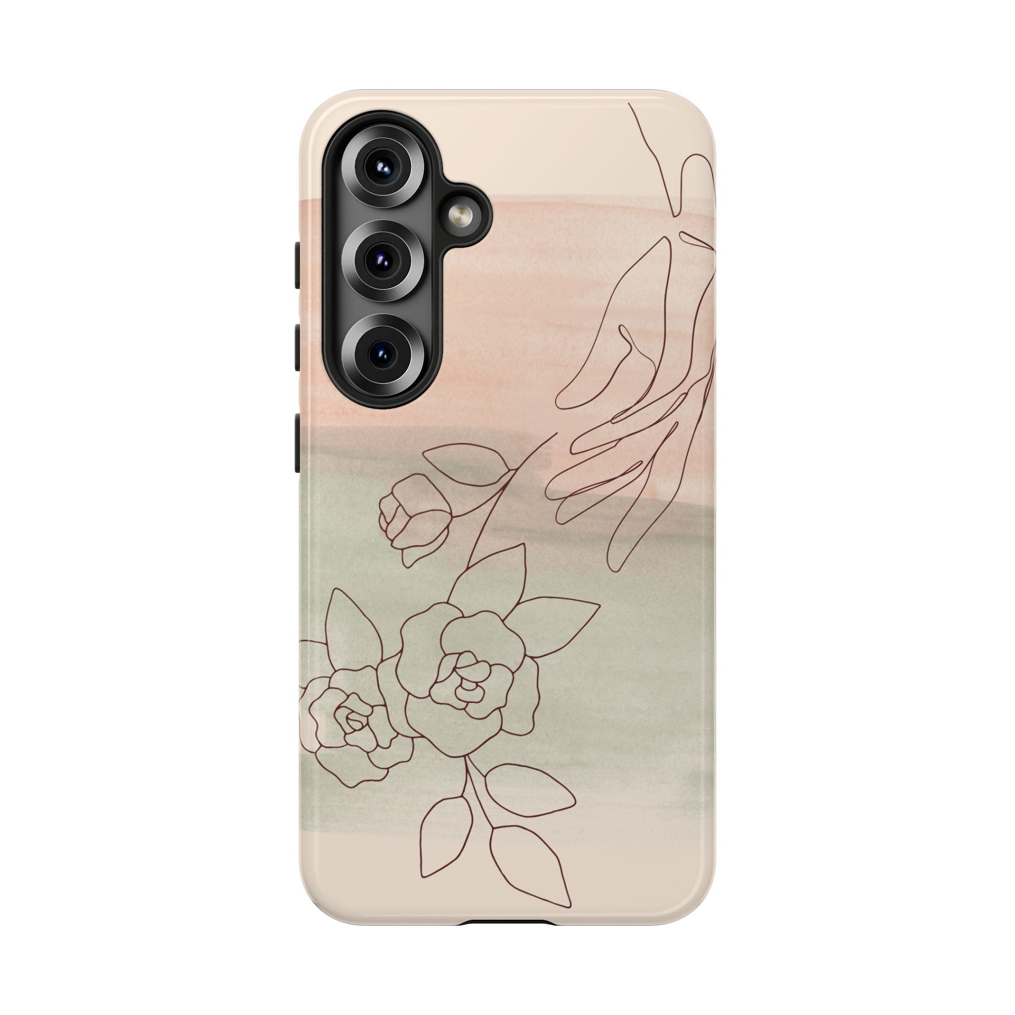 Floral Watercolor Slim Tough Phone Case