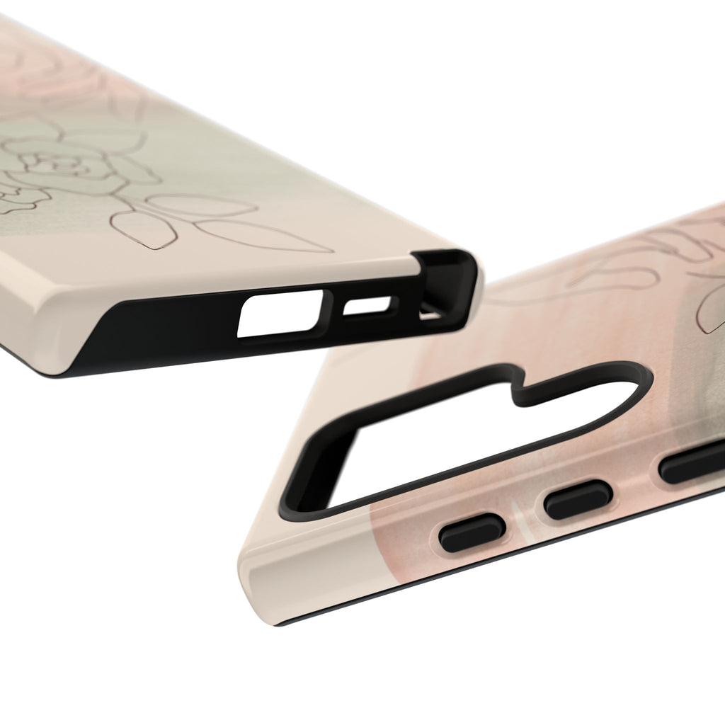 Floral Watercolor Slim Tough Phone Case