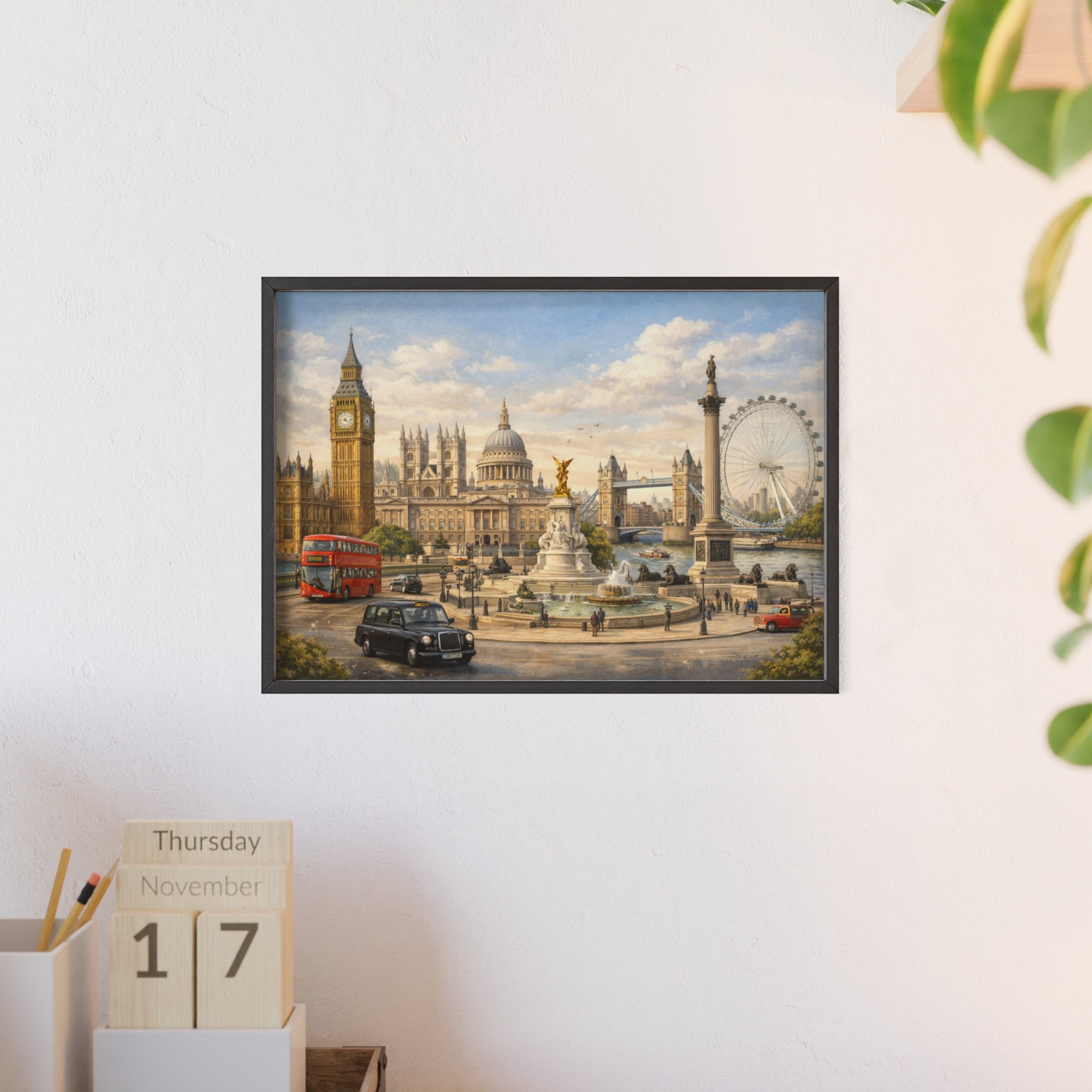 London Landmarks Framed Poster Framed Art