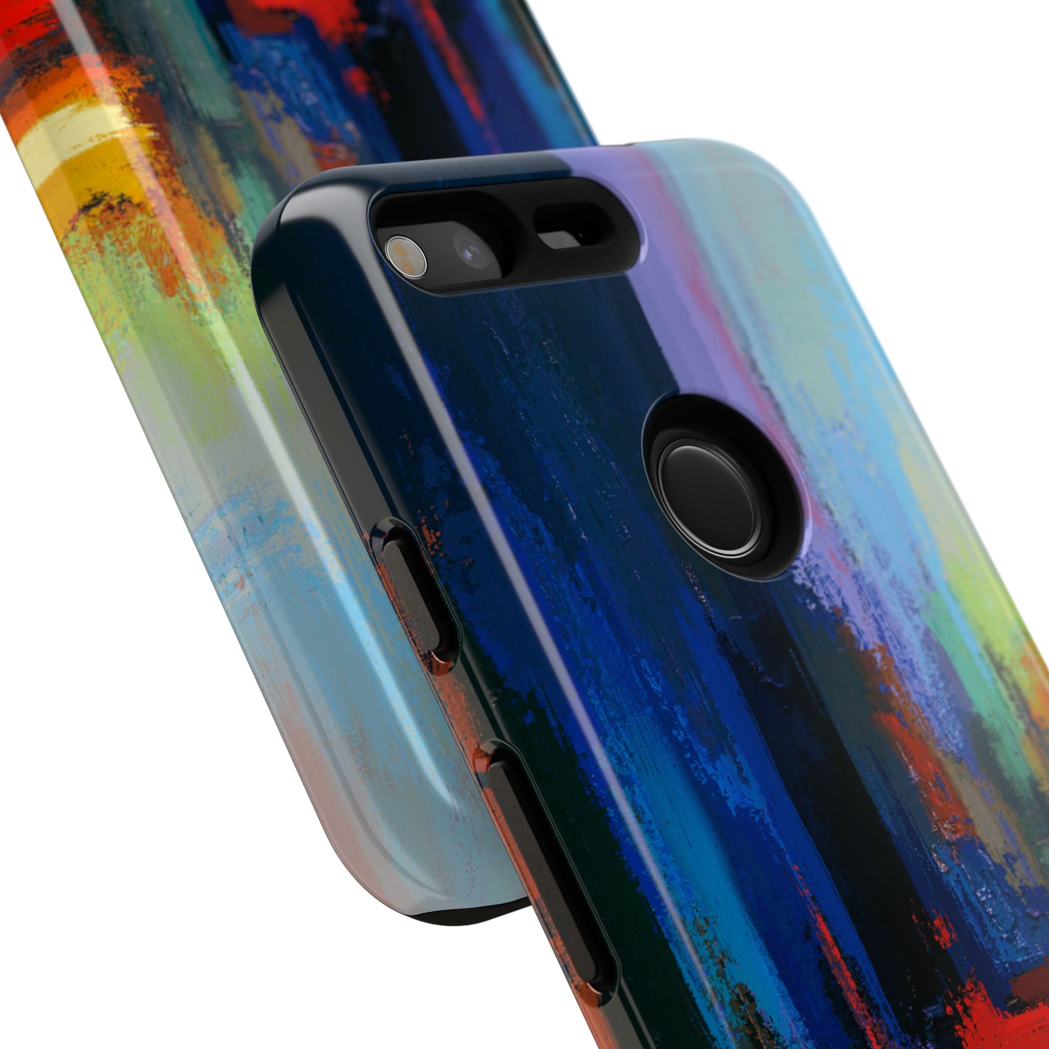 Abstract Colorblock Vibrant Protective iPhone Tough Case