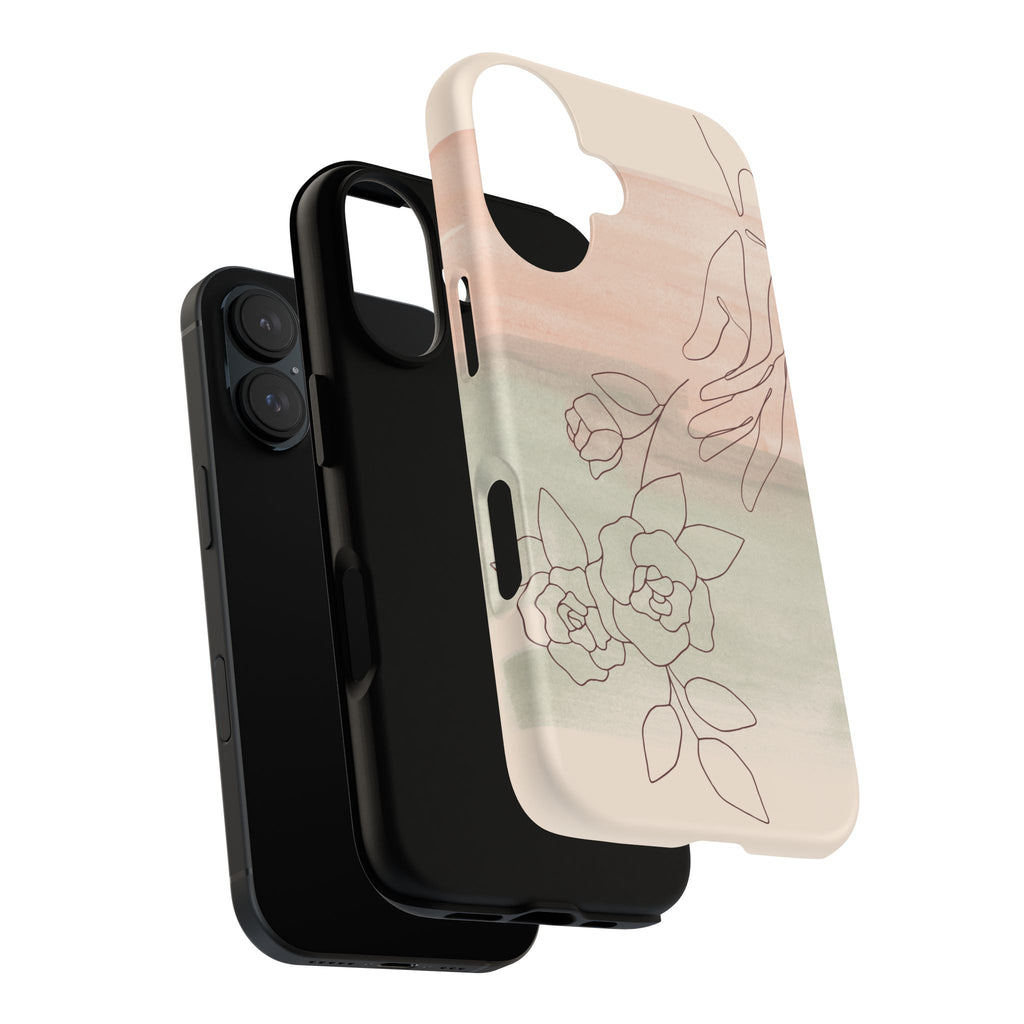 Floral Watercolor Slim Tough Phone Case