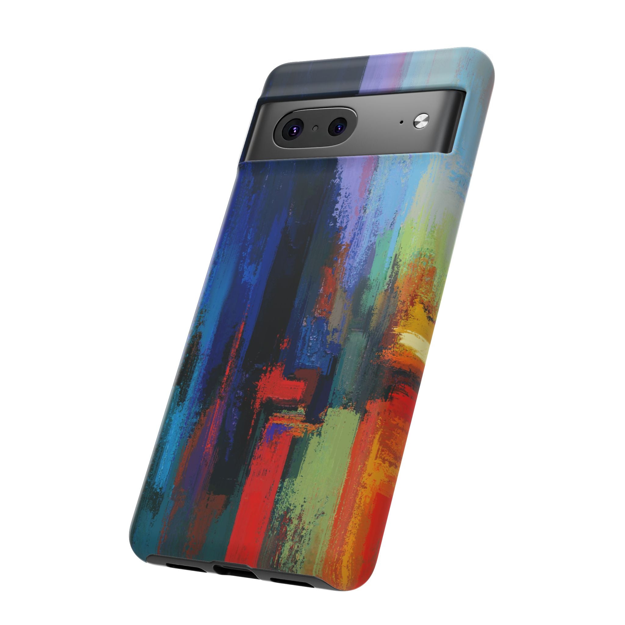 Abstract Colorblock Vibrant Protective iPhone Tough Case