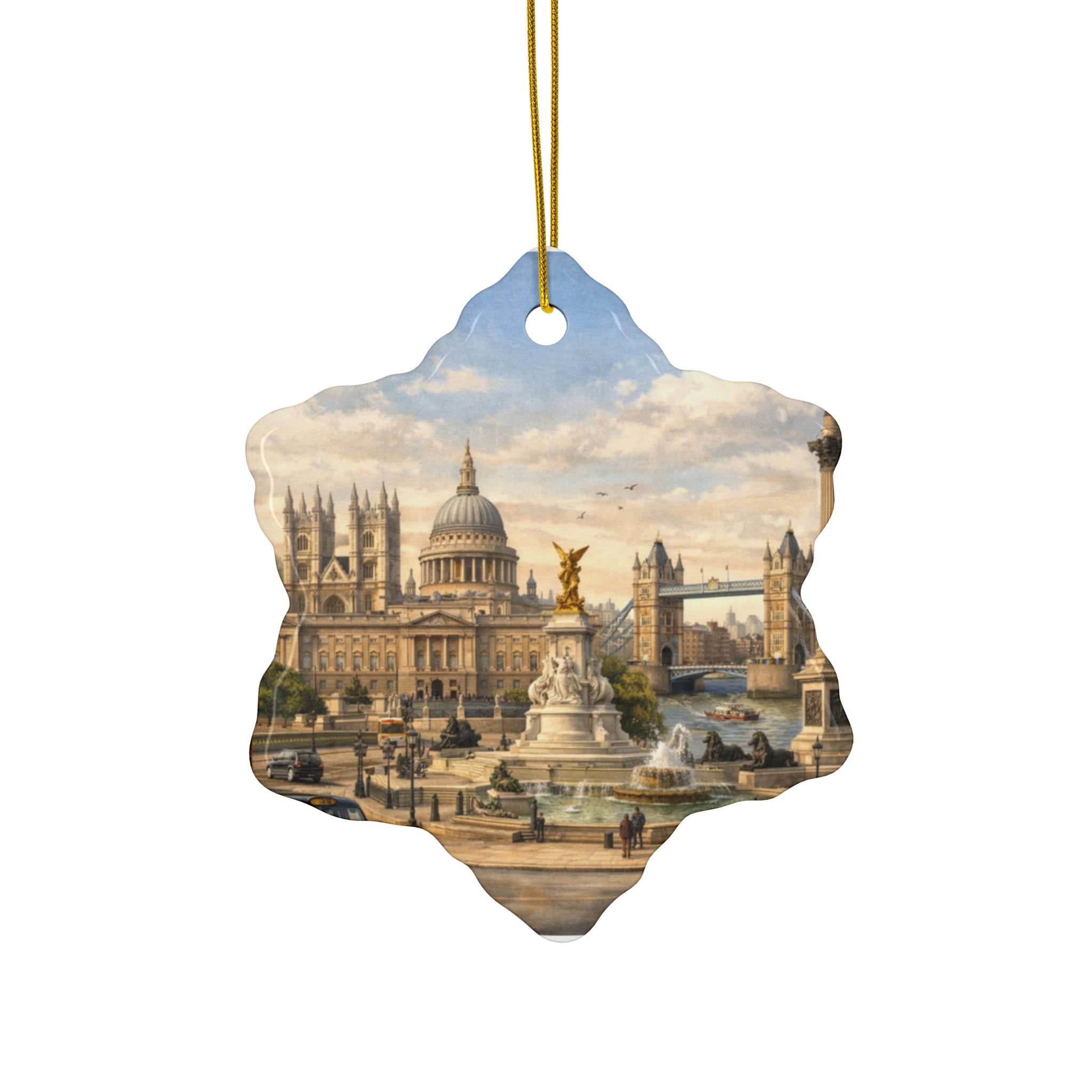 London Landscape Ceramic Ornament
