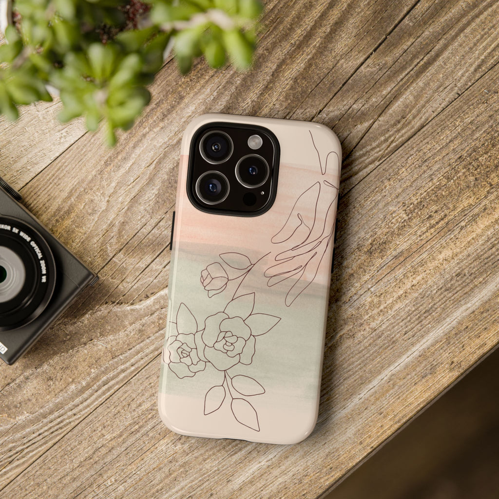 Floral Watercolor Slim Tough Phone Case