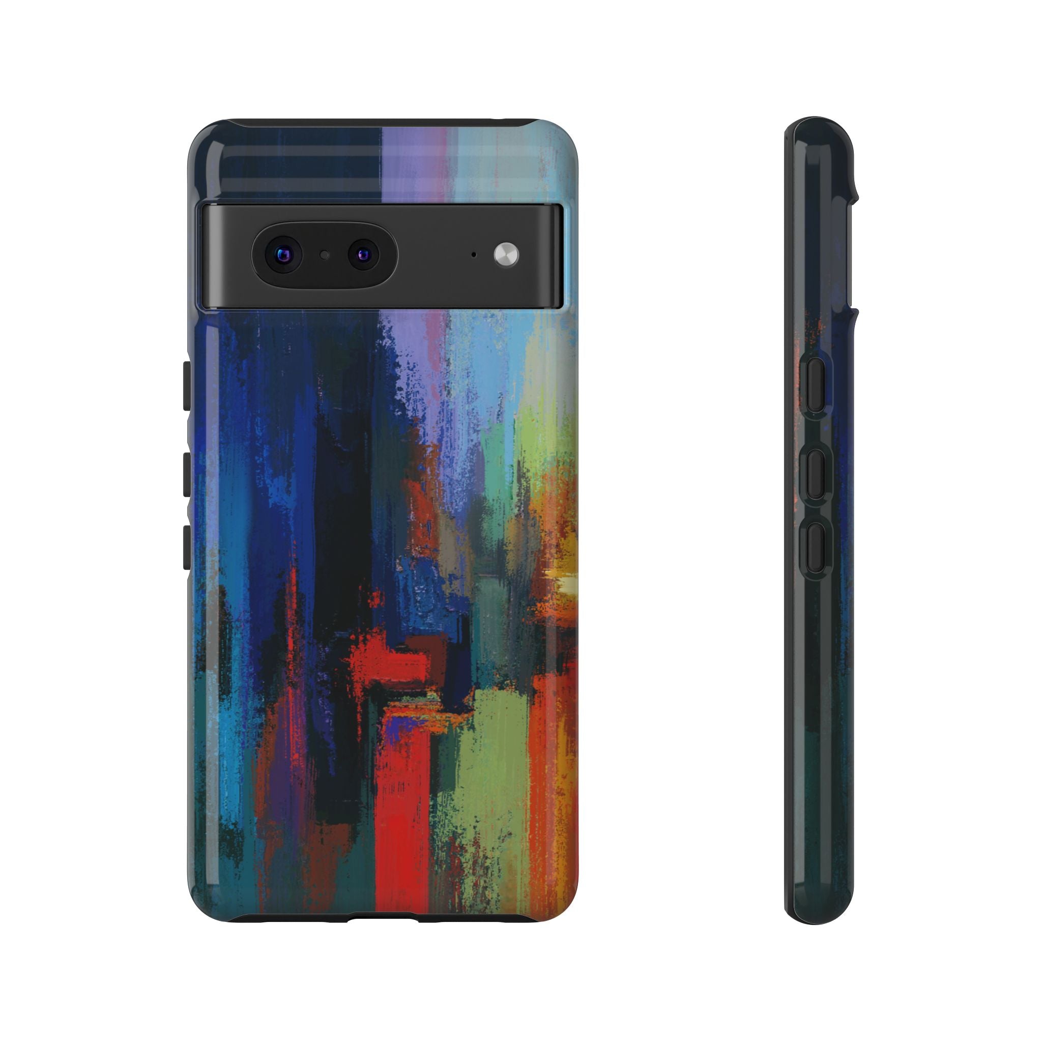 Abstract Colorblock Vibrant Protective iPhone Tough Case