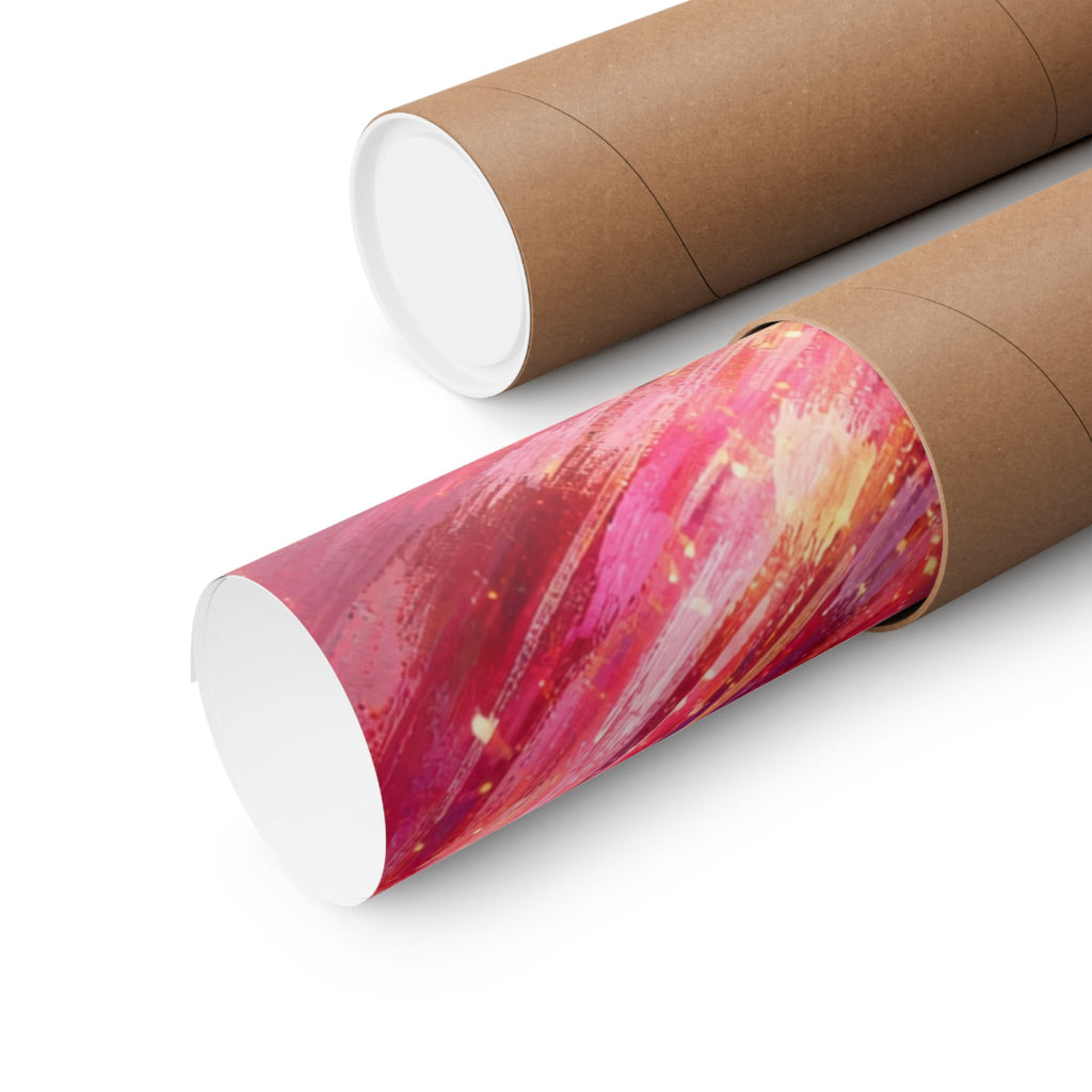 Love Looks Good On Us Matte Poster Romantic Heart Wall Art