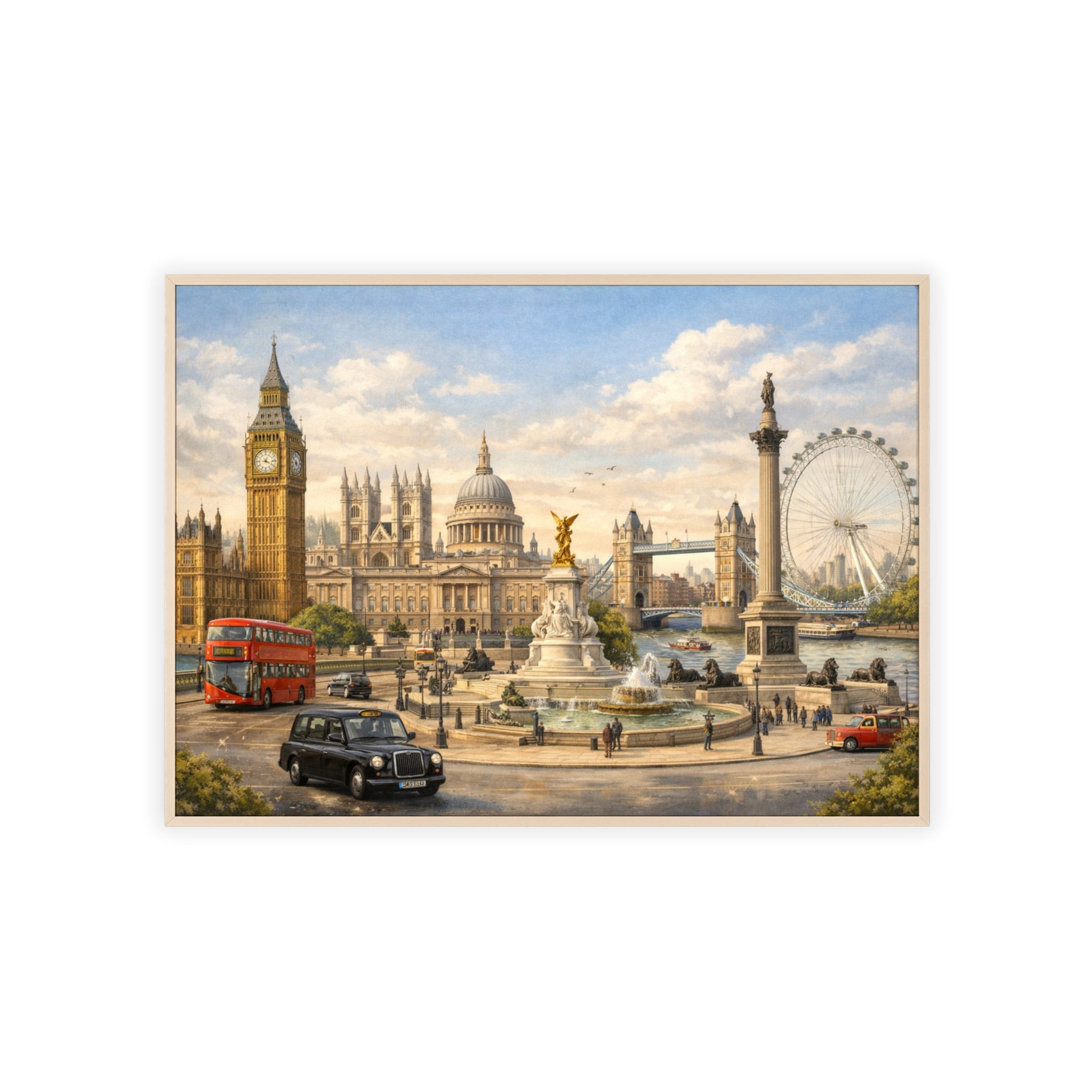 London Landmarks Framed Poster Framed Art