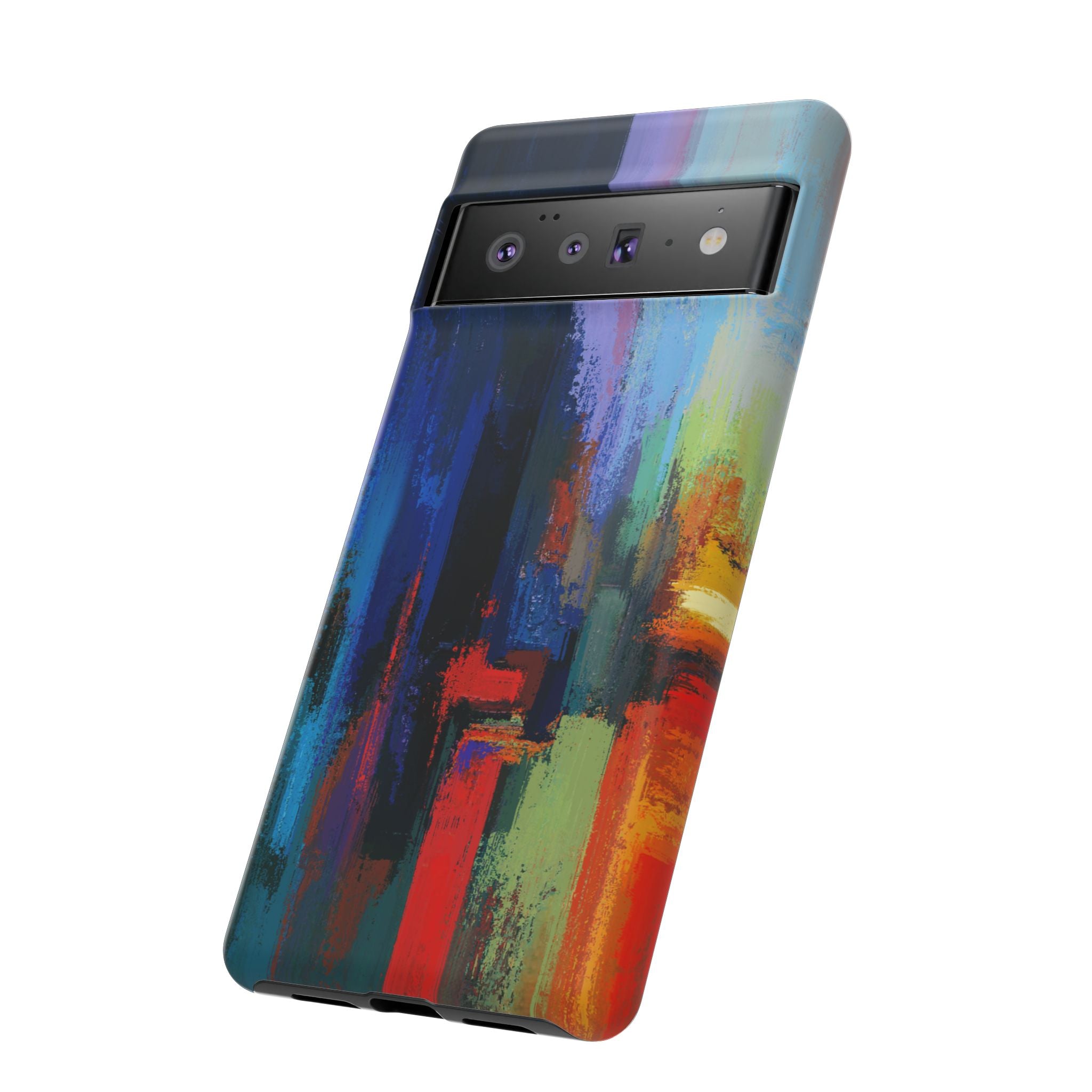 Abstract Colorblock Vibrant Protective iPhone Tough Case