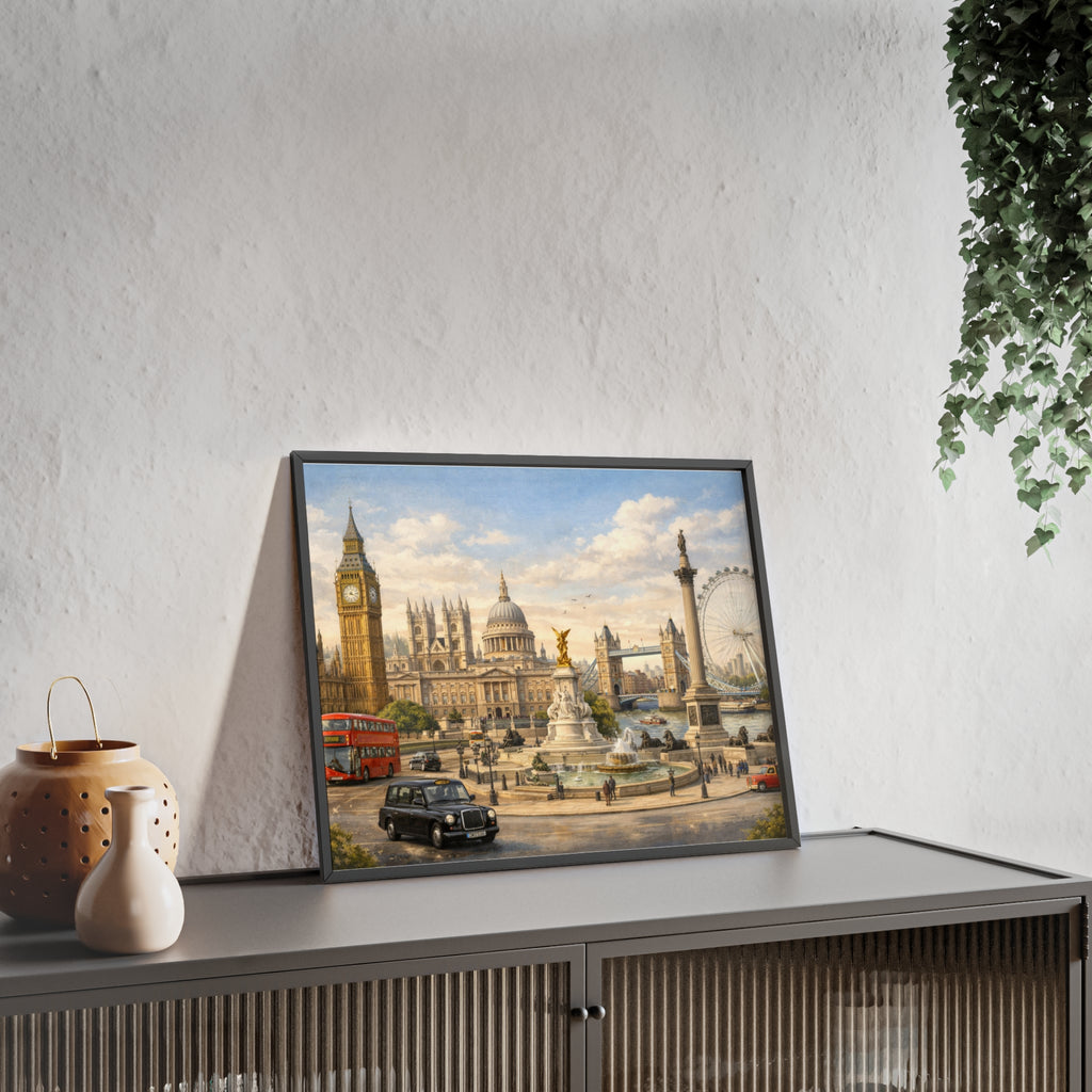London Landmarks Framed Poster Framed Art
