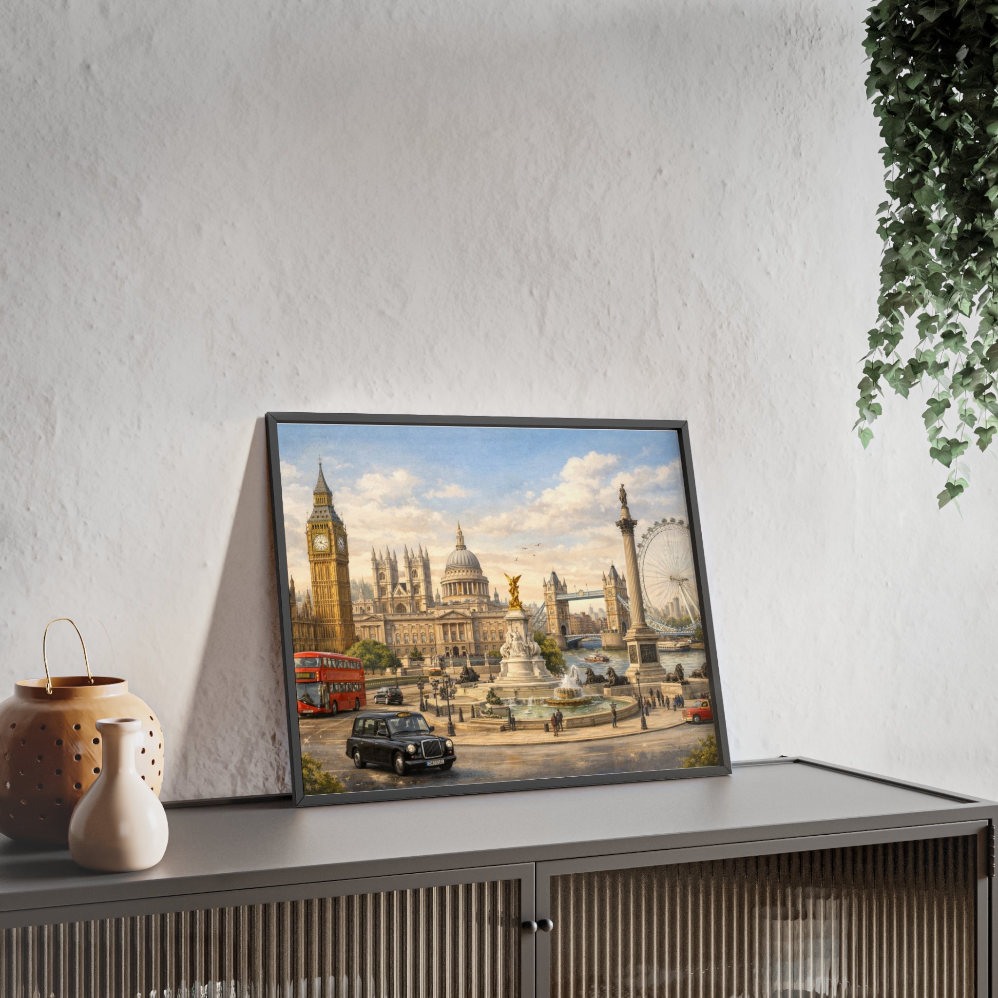 London Landmarks Framed Poster Framed Art