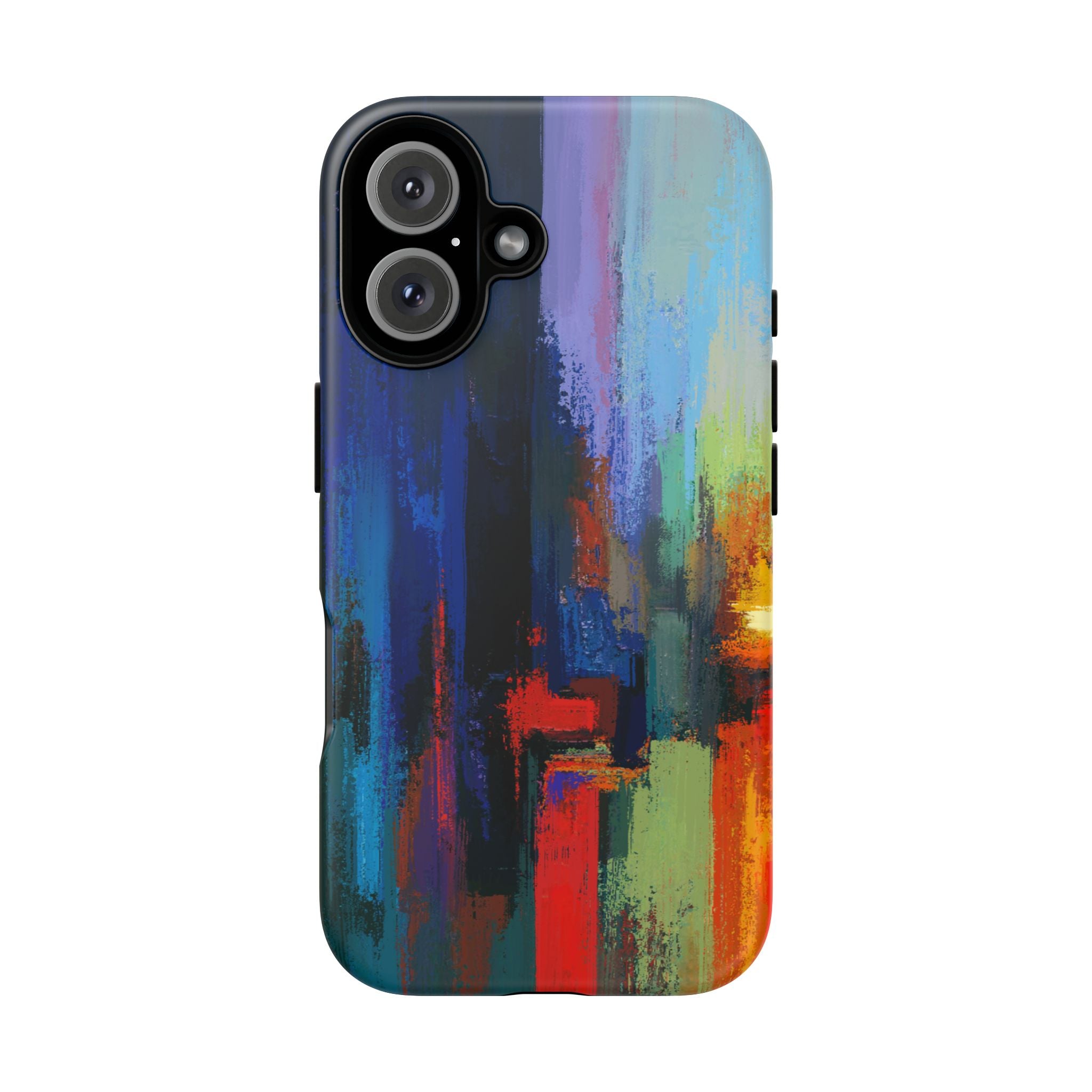 Abstract Colorblock Vibrant Protective iPhone Tough Case