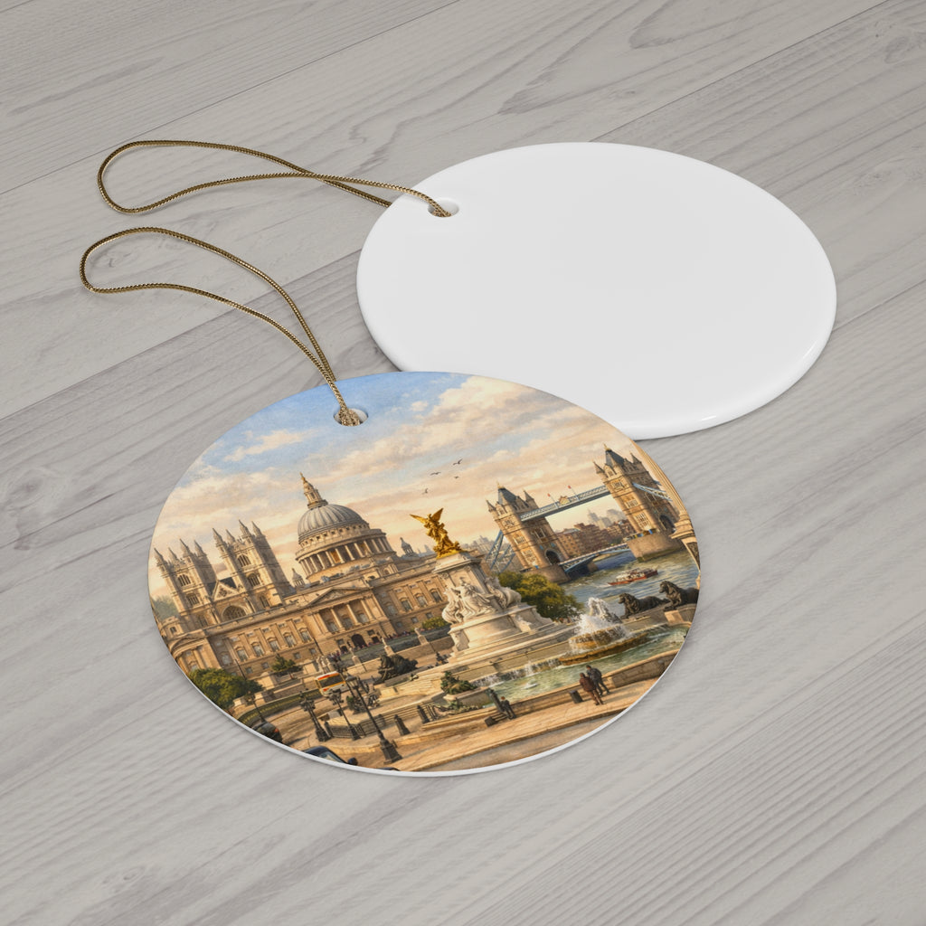 London Landscape Ceramic Ornament