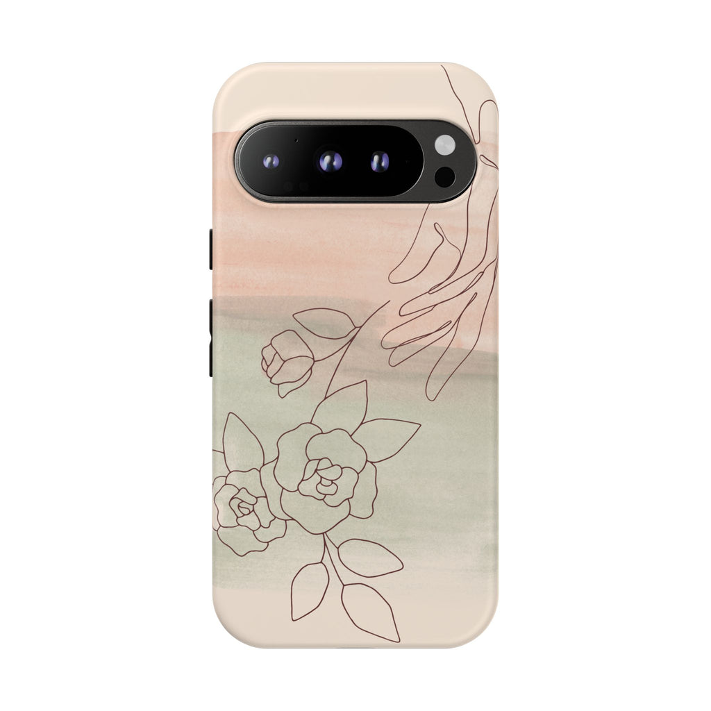 Floral Watercolor Slim Tough Phone Case
