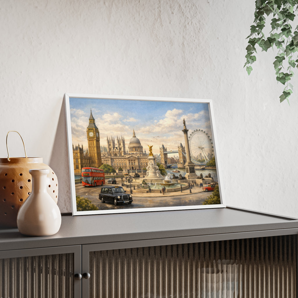 London Landmarks Framed Poster Framed Art