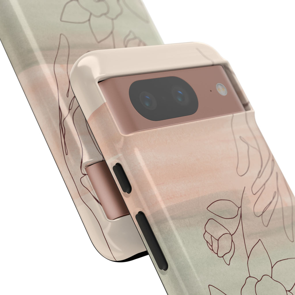 Floral Watercolor Slim Tough Phone Case