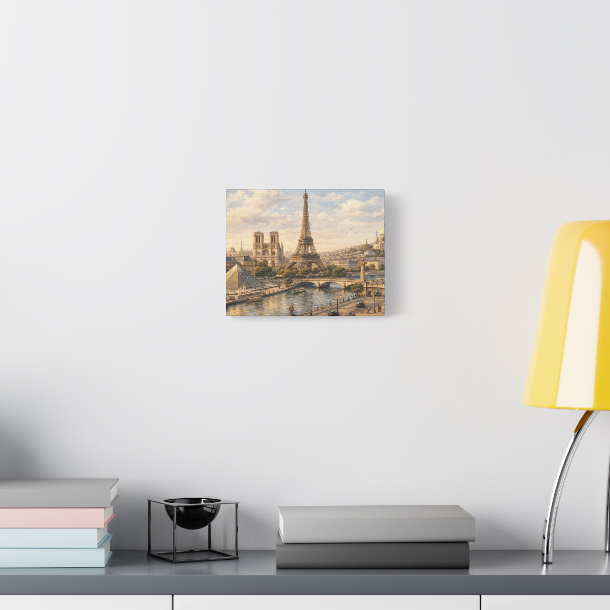 Paris Skyline Matte Canvas Wall Art