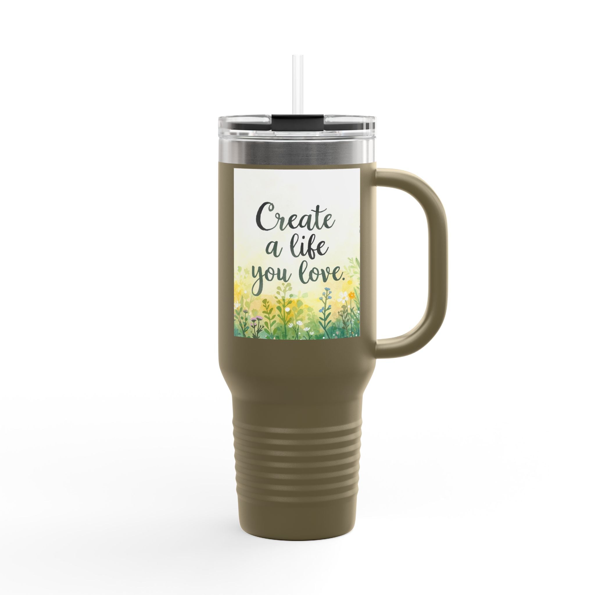 Create a Life You Love Insulated Travel Mug 40oz Tumbler