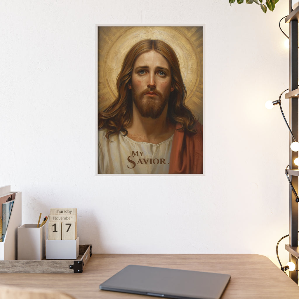 My Savior Framed Wall Poster