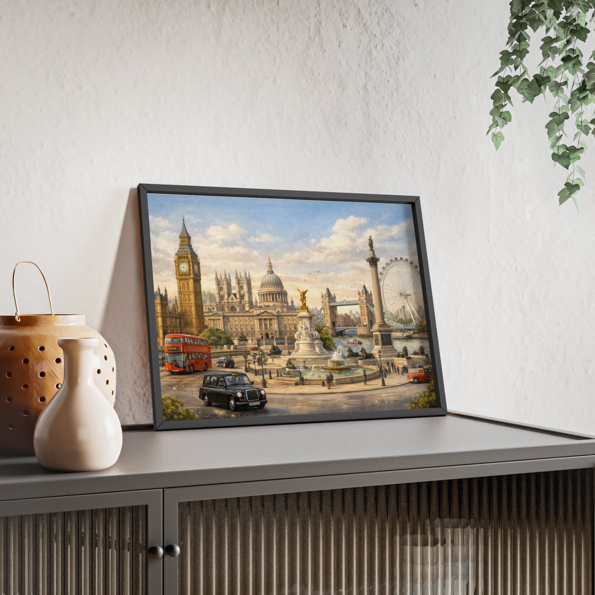 London Landmarks Framed Poster Framed Art