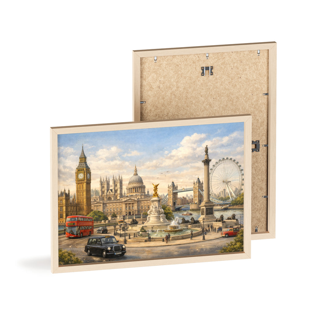 London Landmarks Framed Poster Framed Art