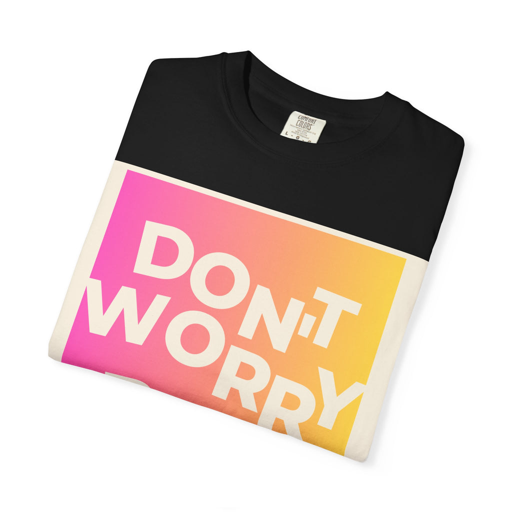Don’t Worry Be Happy Tropical Beach Graphic Tee