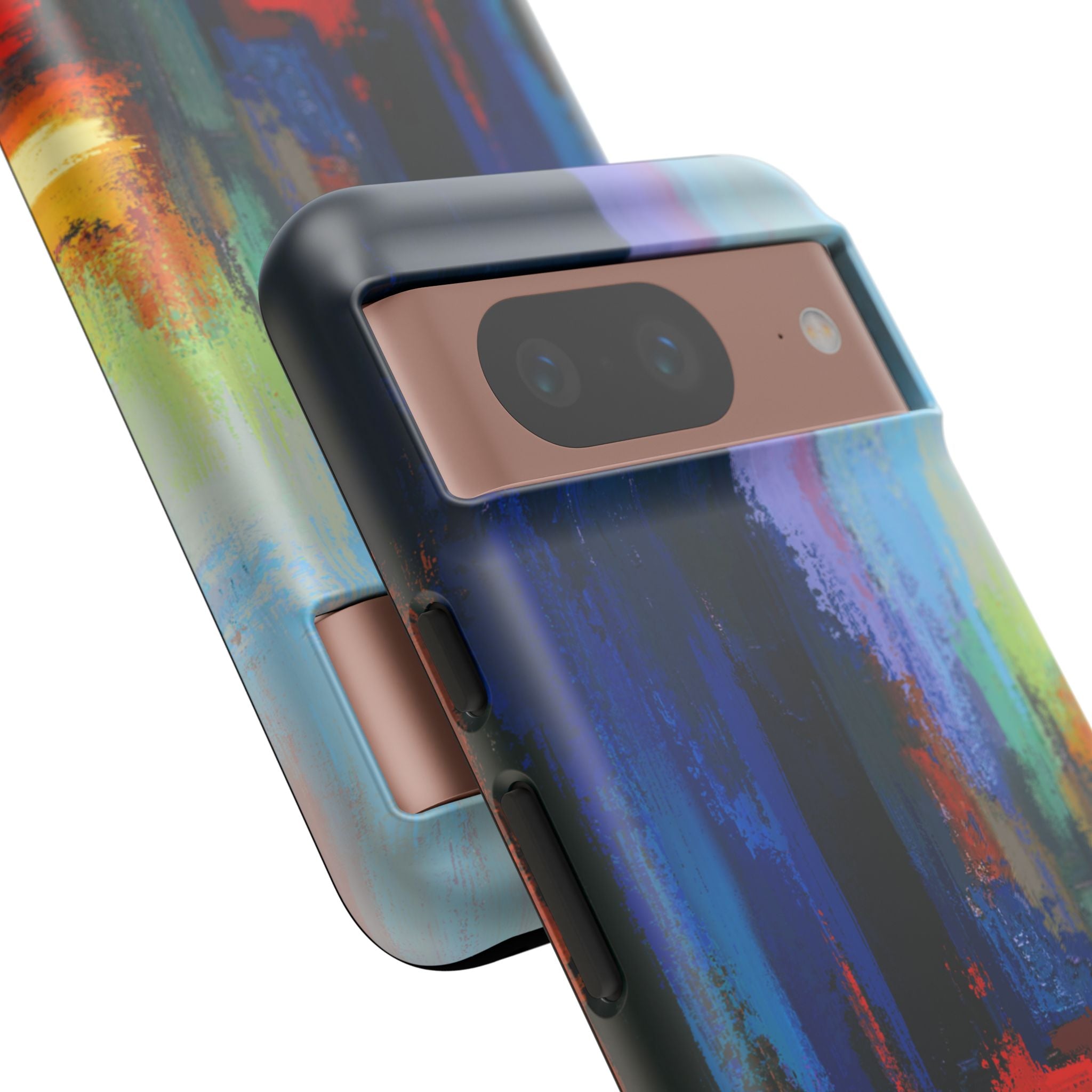 Abstract Colorblock Vibrant Protective iPhone Tough Case