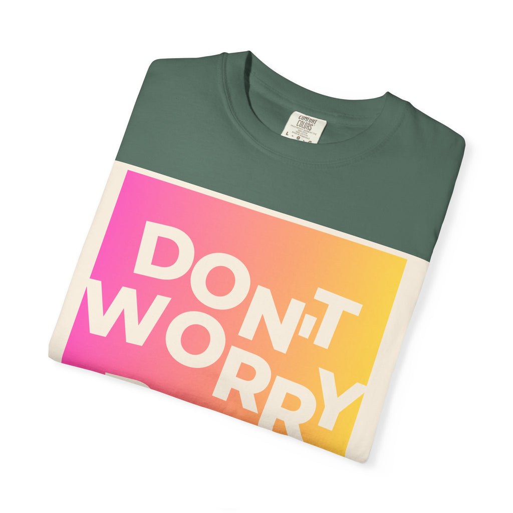 Don’t Worry Be Happy Tropical Beach Graphic Tee