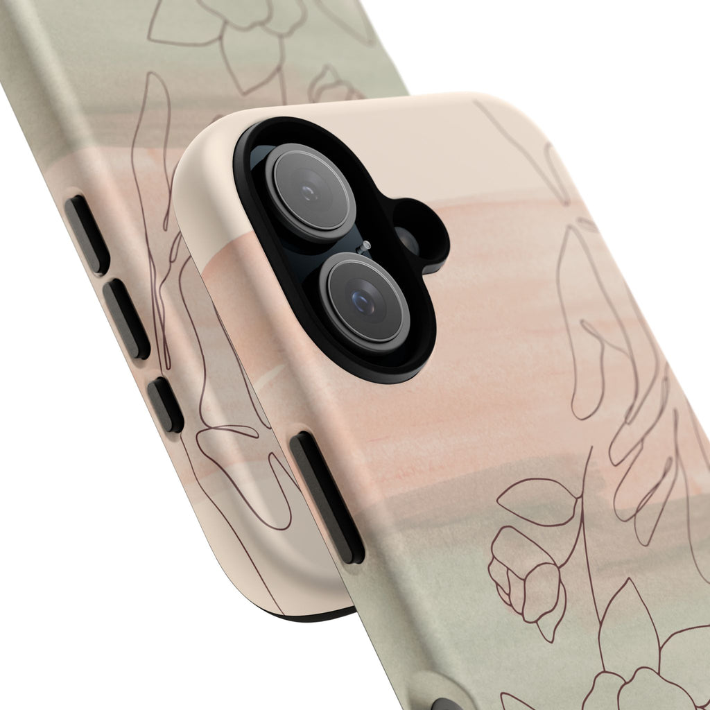 Floral Watercolor Slim Tough Phone Case